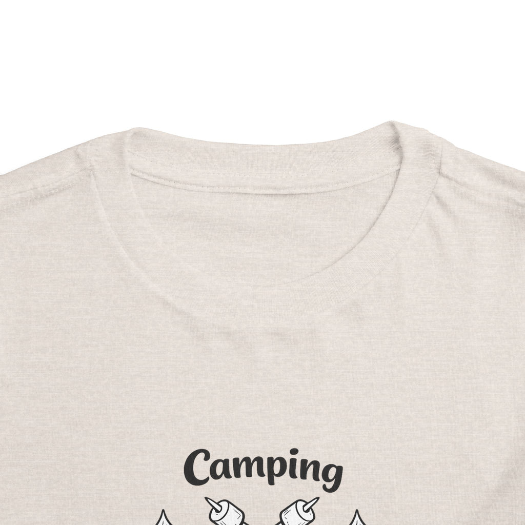 Camping Crew Toddler Tee | Kids Outdoor Camping Shirt, Kayak Fishing Bonfire Design