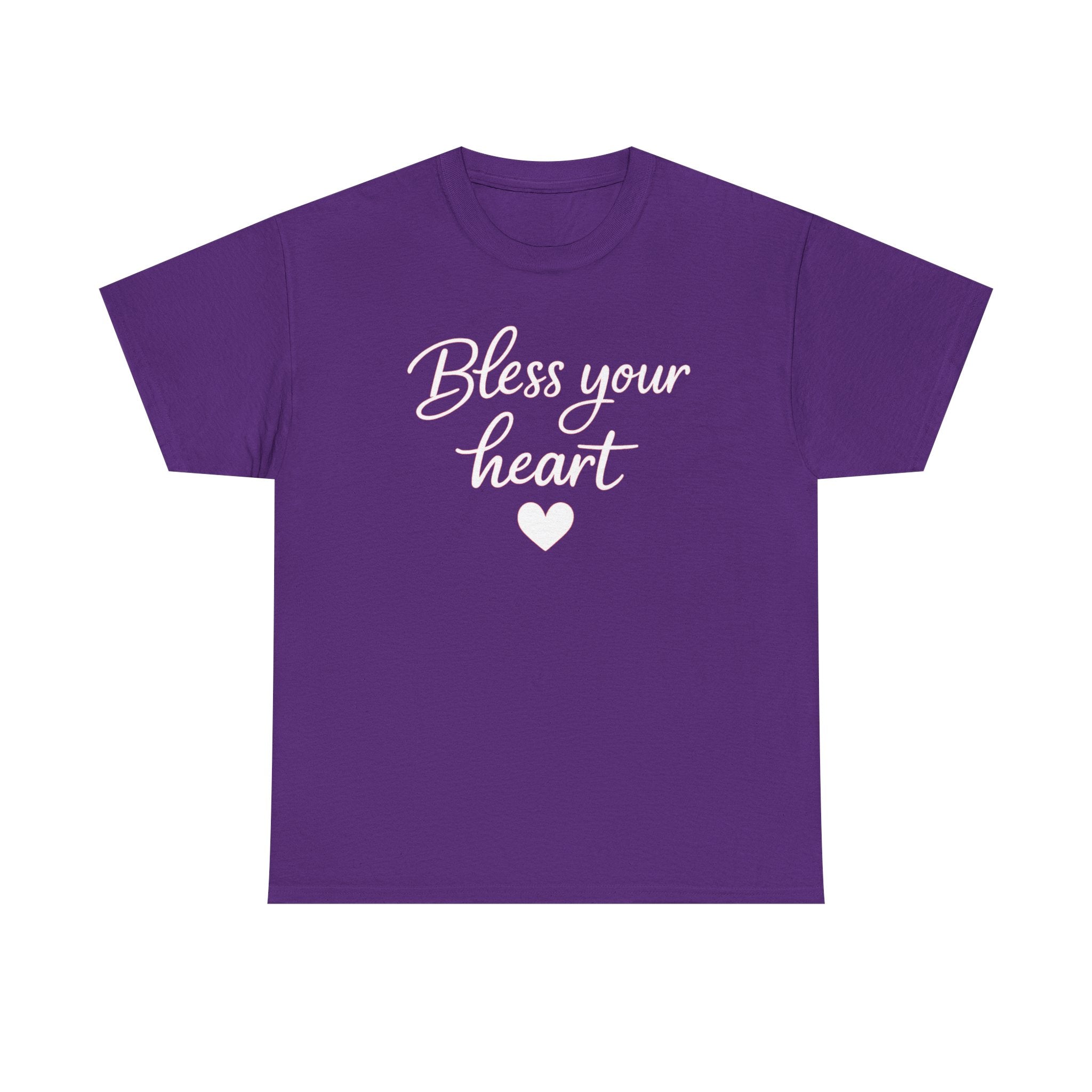 Bless Your Heart tee | Script heart design, Southern phrase t-shirt