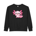 Pink Axolotl Toddler Sweatshirt | Cute Sea Creature Kids Top