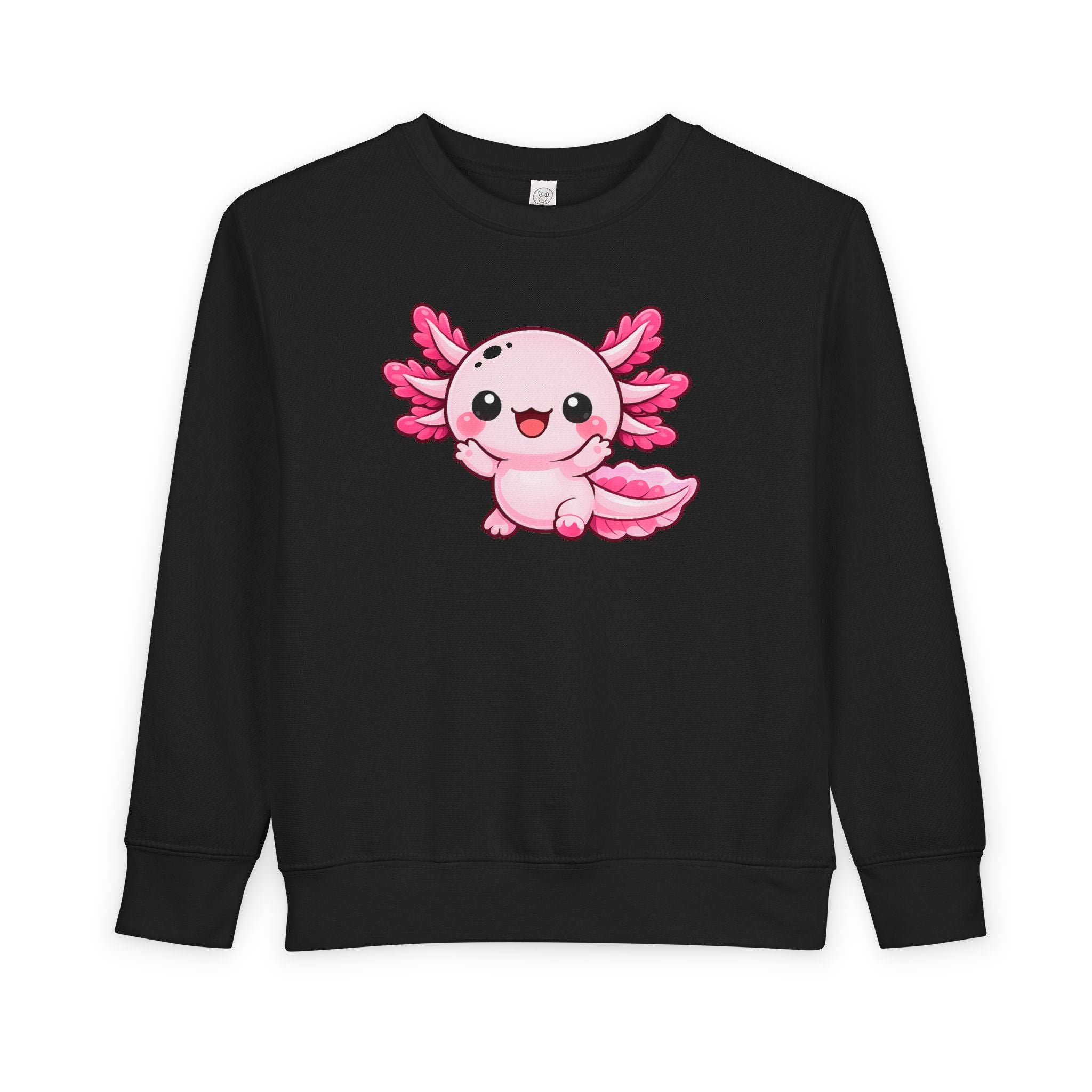 Pink Axolotl Toddler Sweatshirt | Cute Sea Creature Kids Top