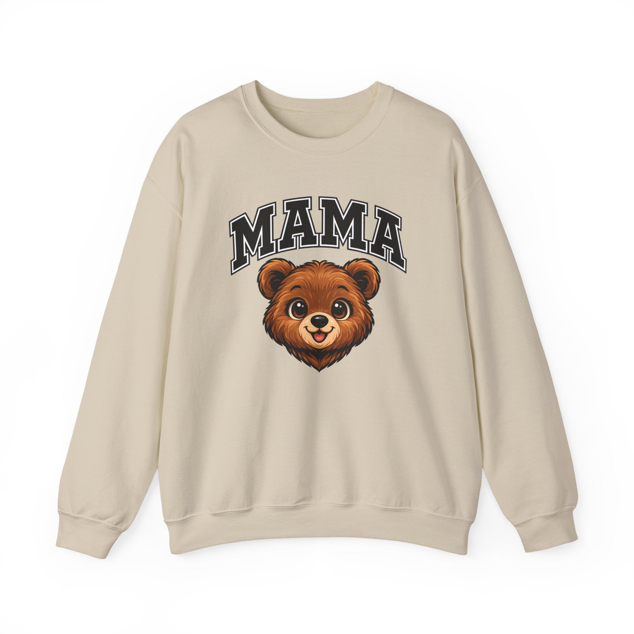 Mama Bear Sweatshirt — Cute Retro Bear Mom Crewneck