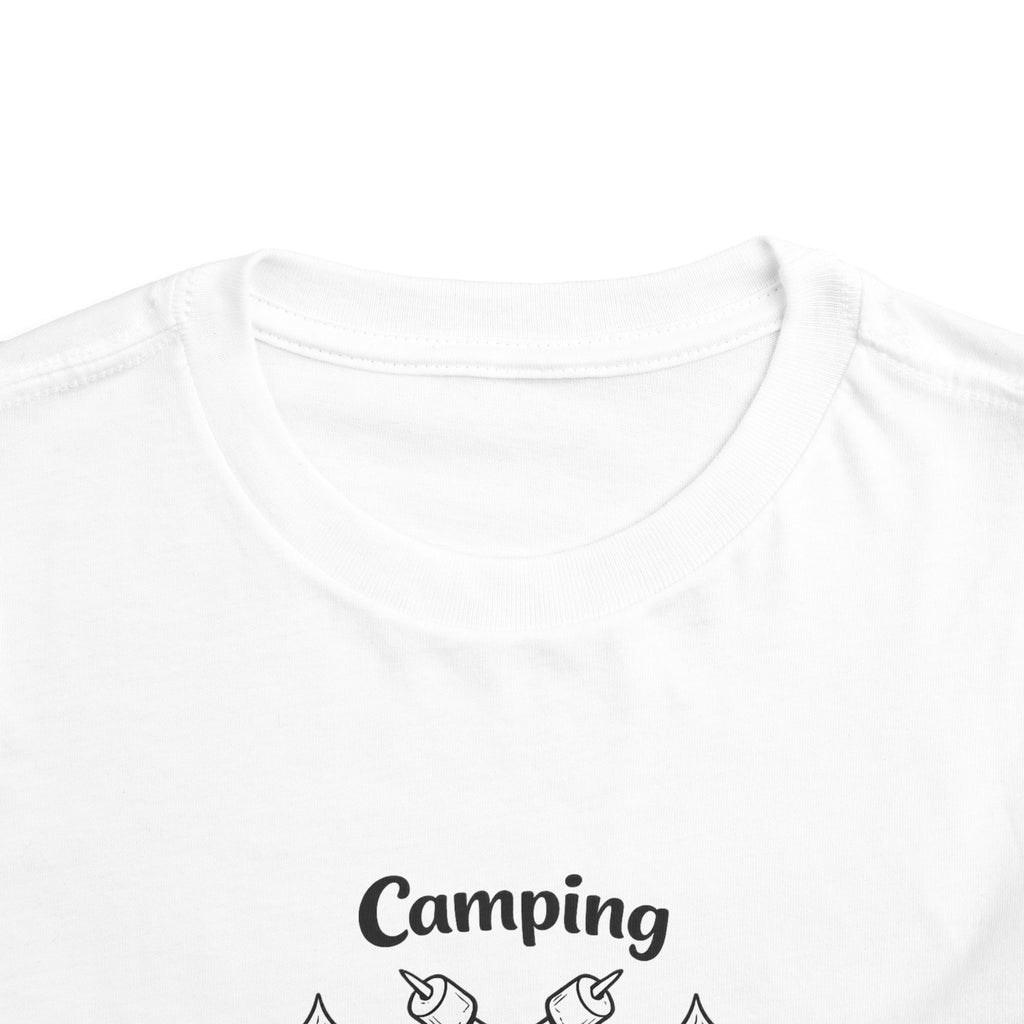 Camping Crew Toddler Tee | Kids Outdoor Camping Shirt, Kayak Fishing Bonfire Design