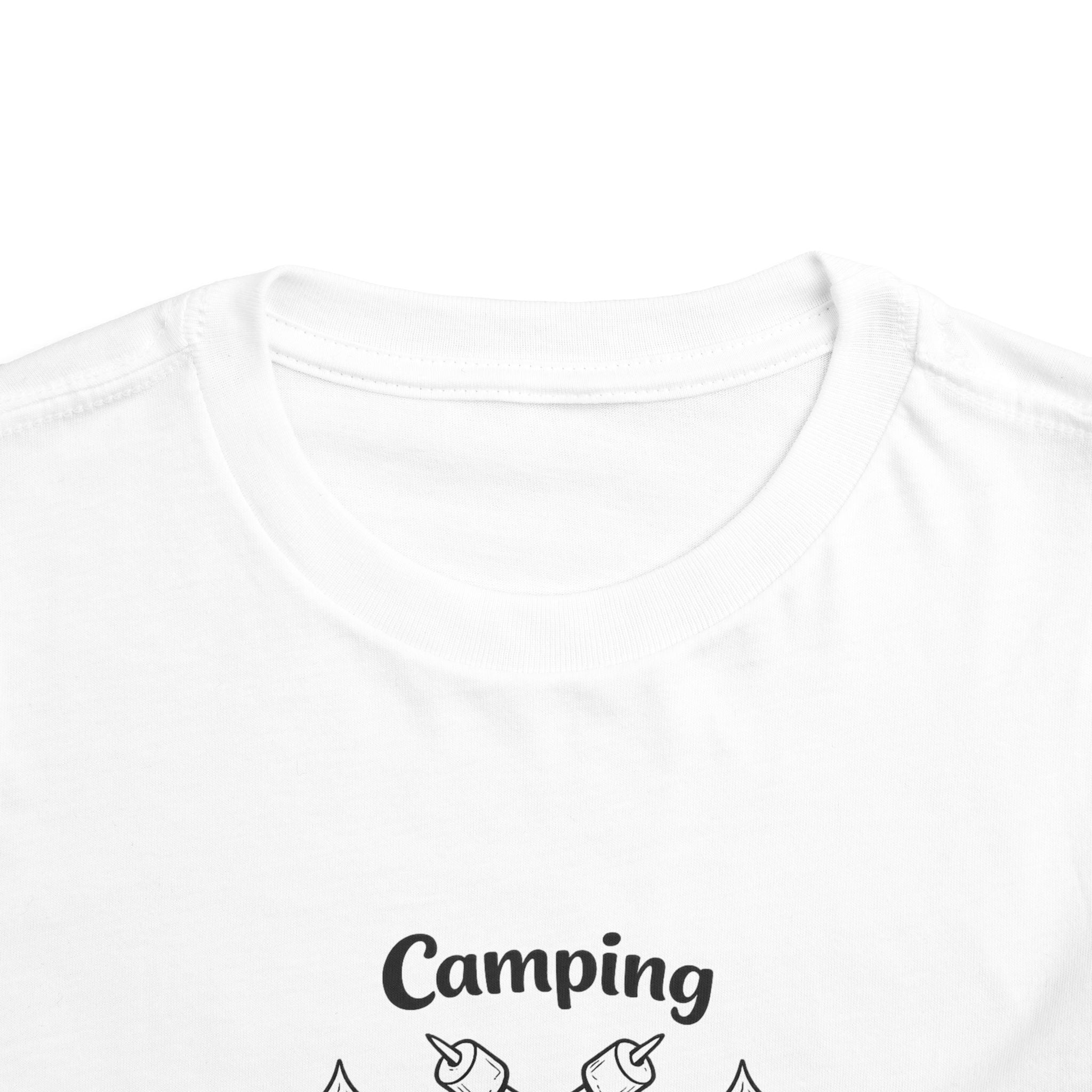 Camping Crew Toddler Tee | Kids Outdoor Camping Shirt, Kayak Fishing Bonfire Design