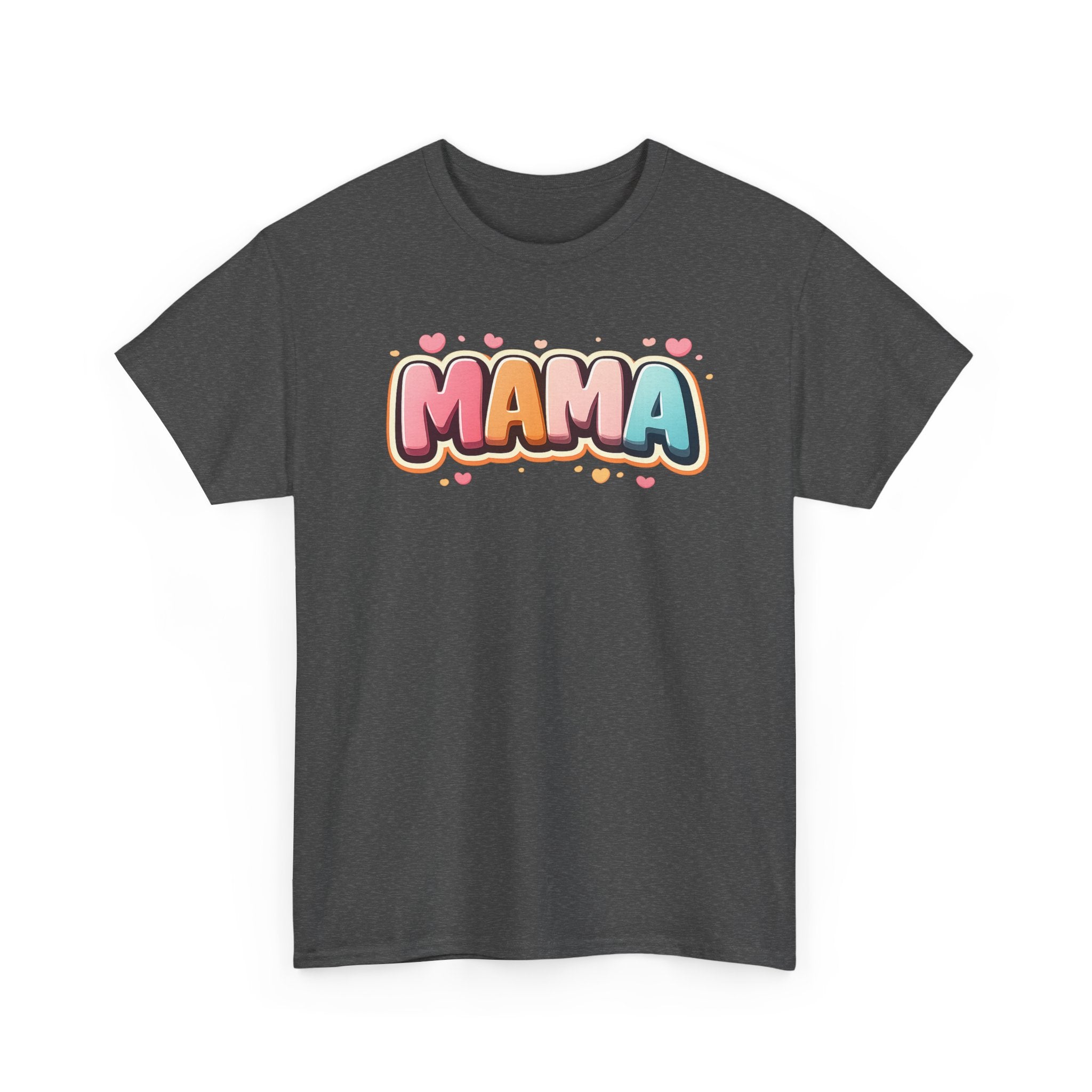 Mama Script Bubble Design T-Shirt