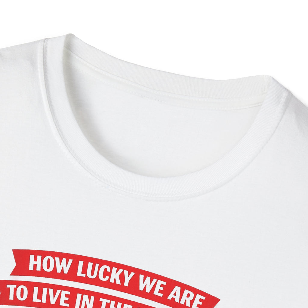 How Lucky We Are To Live In The Time Of Josh Allen T-Shirt | Football Fan Tee