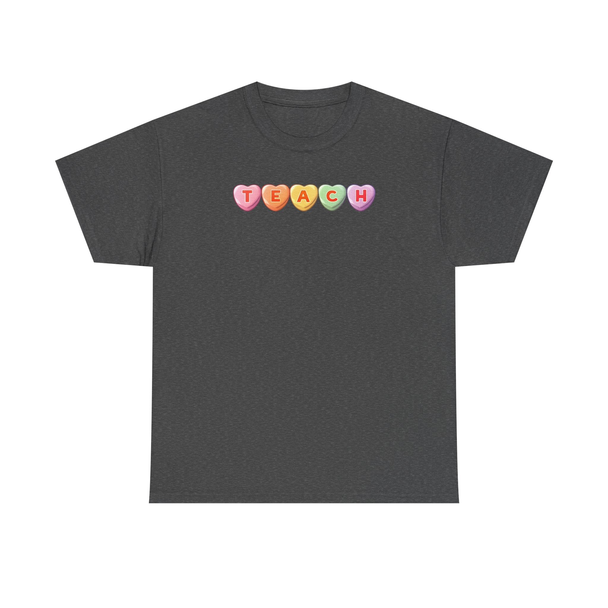 Valentine's Day TEACH Unisex Cotton Tee