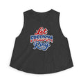 Let Freedom Ring Crop Top | Patriotic USA Flag Script Tank