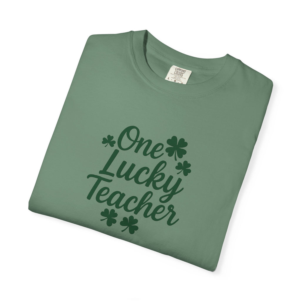 One Lucky Teacher T-shirt | St. Patrick's Day Shamrock Teacher Tee