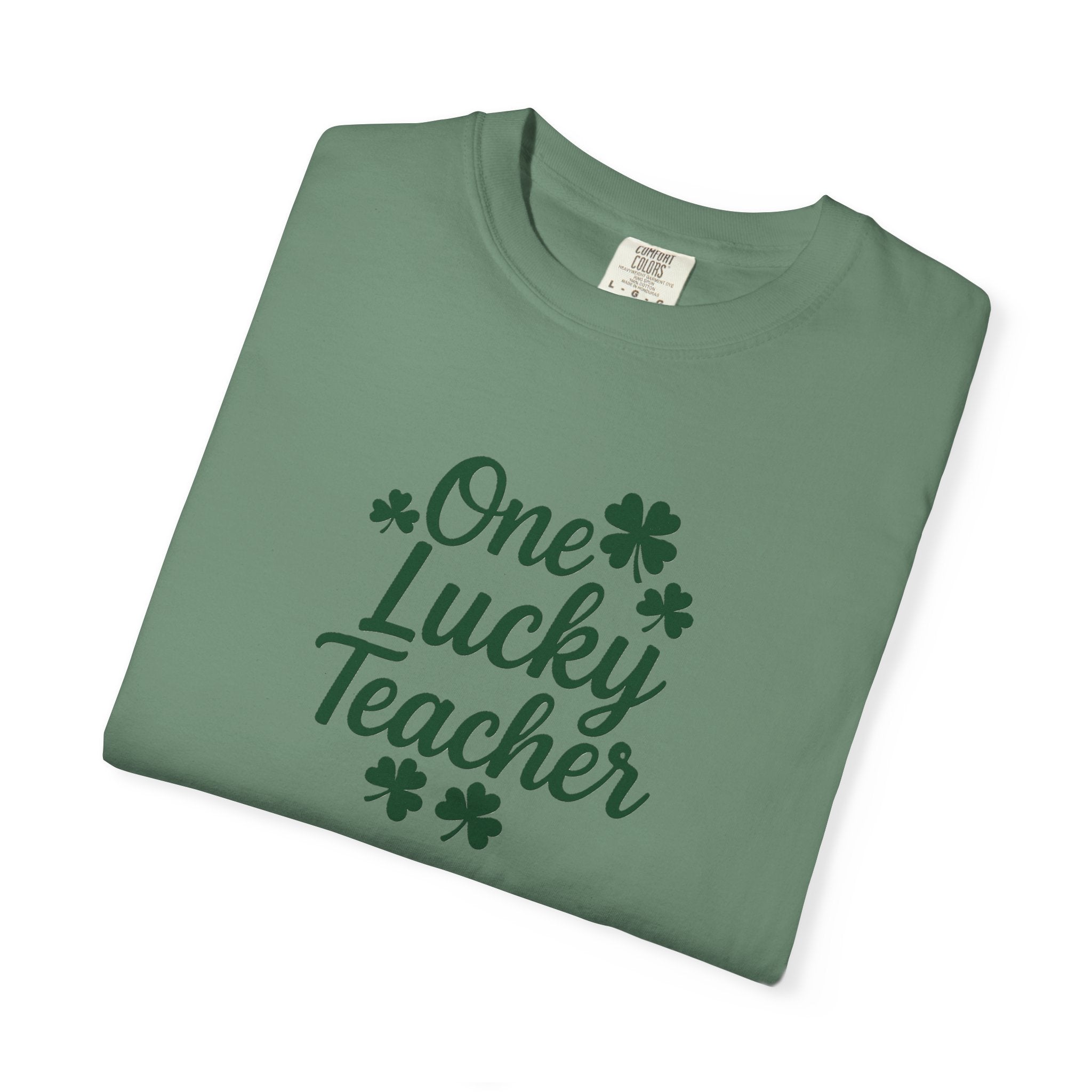 One Lucky Teacher T-shirt | St. Patrick's Day Shamrock Teacher Tee