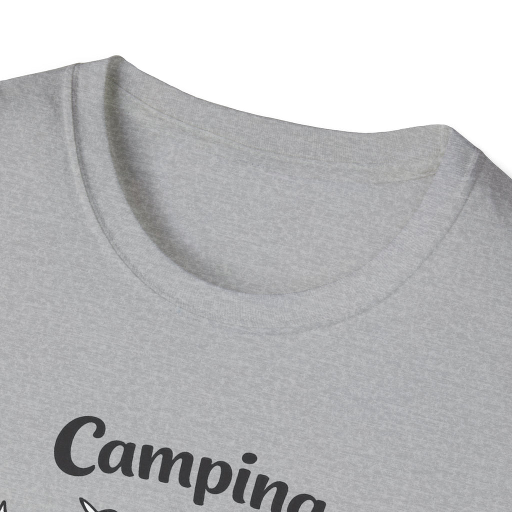 Camping Crew T-Shirt | Camping Icons, Kayak, Campfire, Fishing