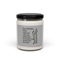 Dear Hockey Mom Quote Candle Soy Candle | Hockey Mom Humor, 9oz