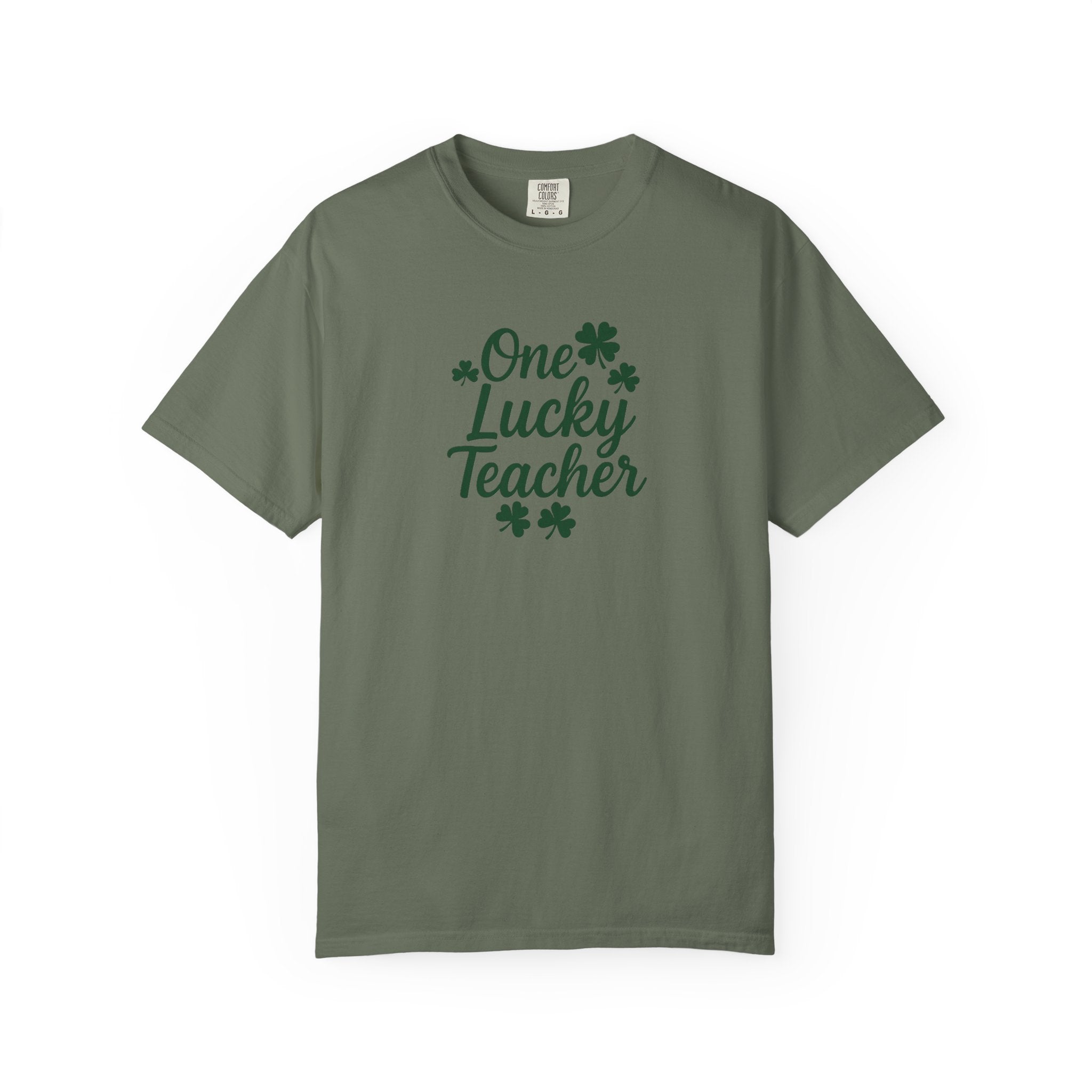 One Lucky Teacher T-shirt | St. Patrick's Day Shamrock Teacher Tee