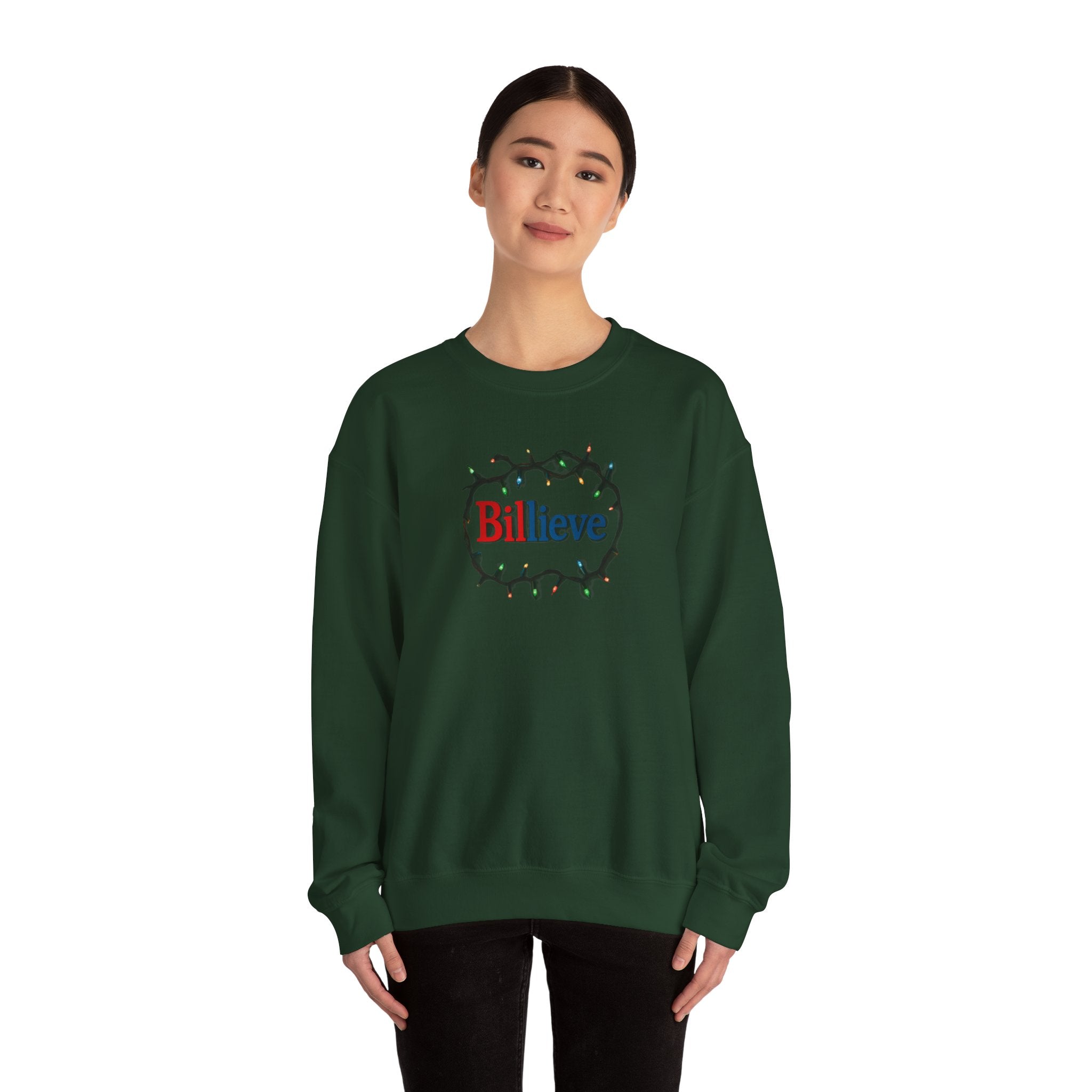 Billieve Logo Crewneck Sweatshirt | Barbed Wire Graphic