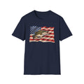 Bass American Flag Unisex Softstyle T-Shirt