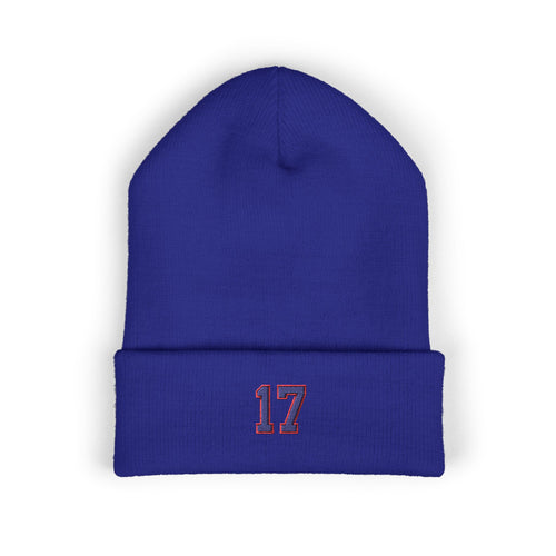 Buffalo 17 embroidered beanie | Cuffed Beanie