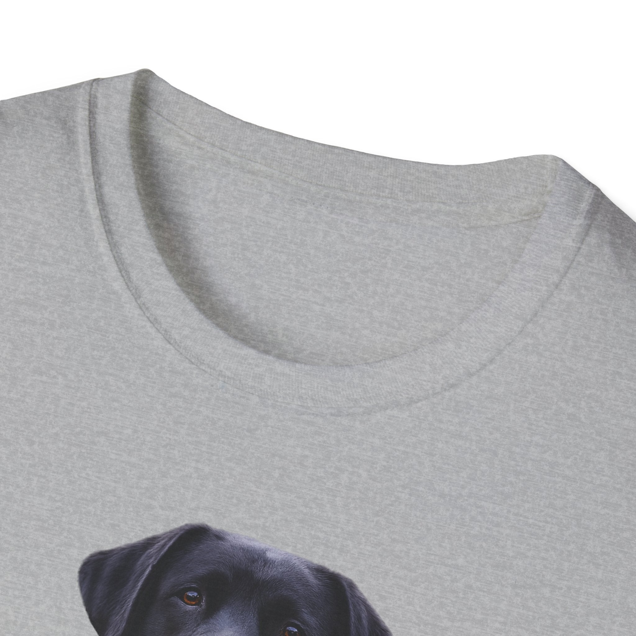 Black Labrador Wrapped in American Flag T-Shirt | Patriotic Dog Tee