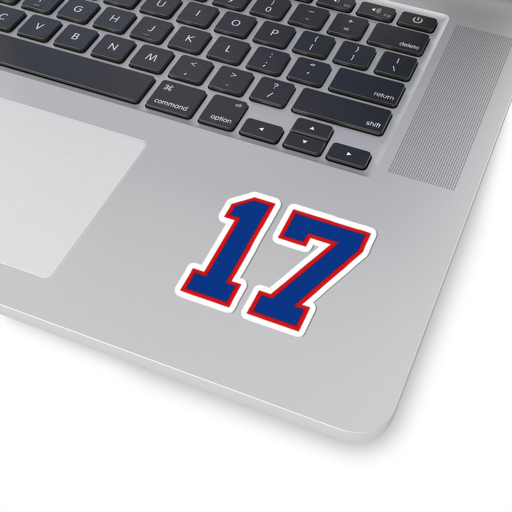 17 Sticker | Kiss-Cut Vinyl Sticker