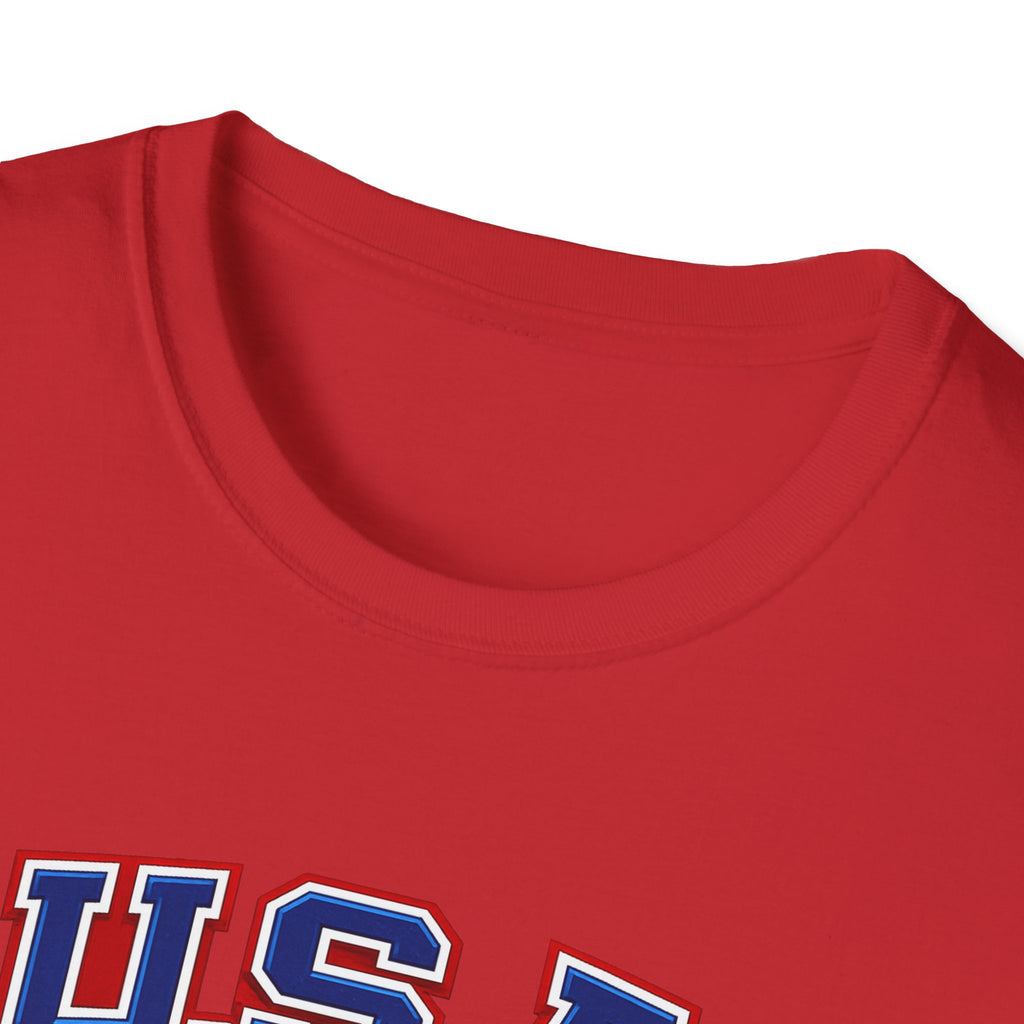 USA Gold 2026 Hockey T-Shirt — American Eagle & Flag Sports Tee