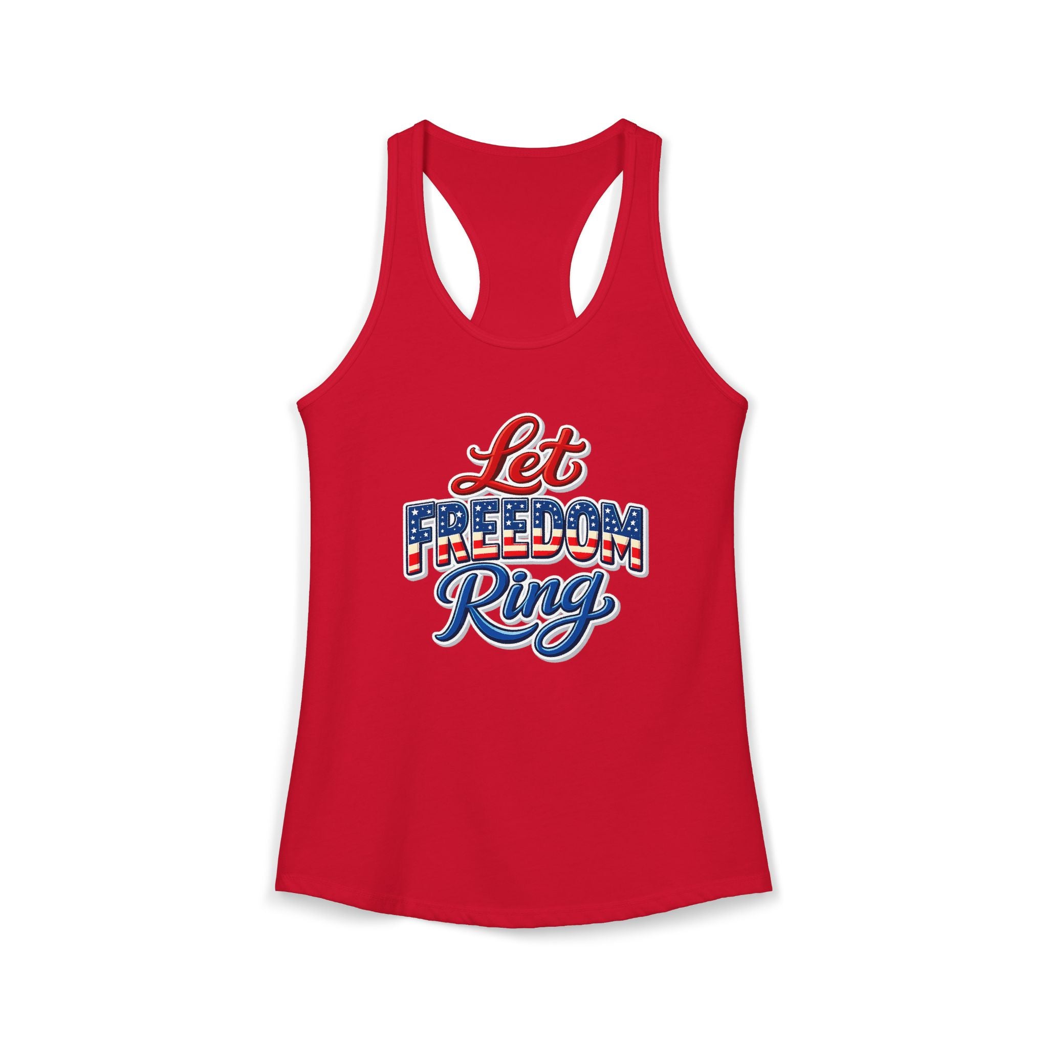 Let Freedom Ring Women's Ideal Racerback Tank