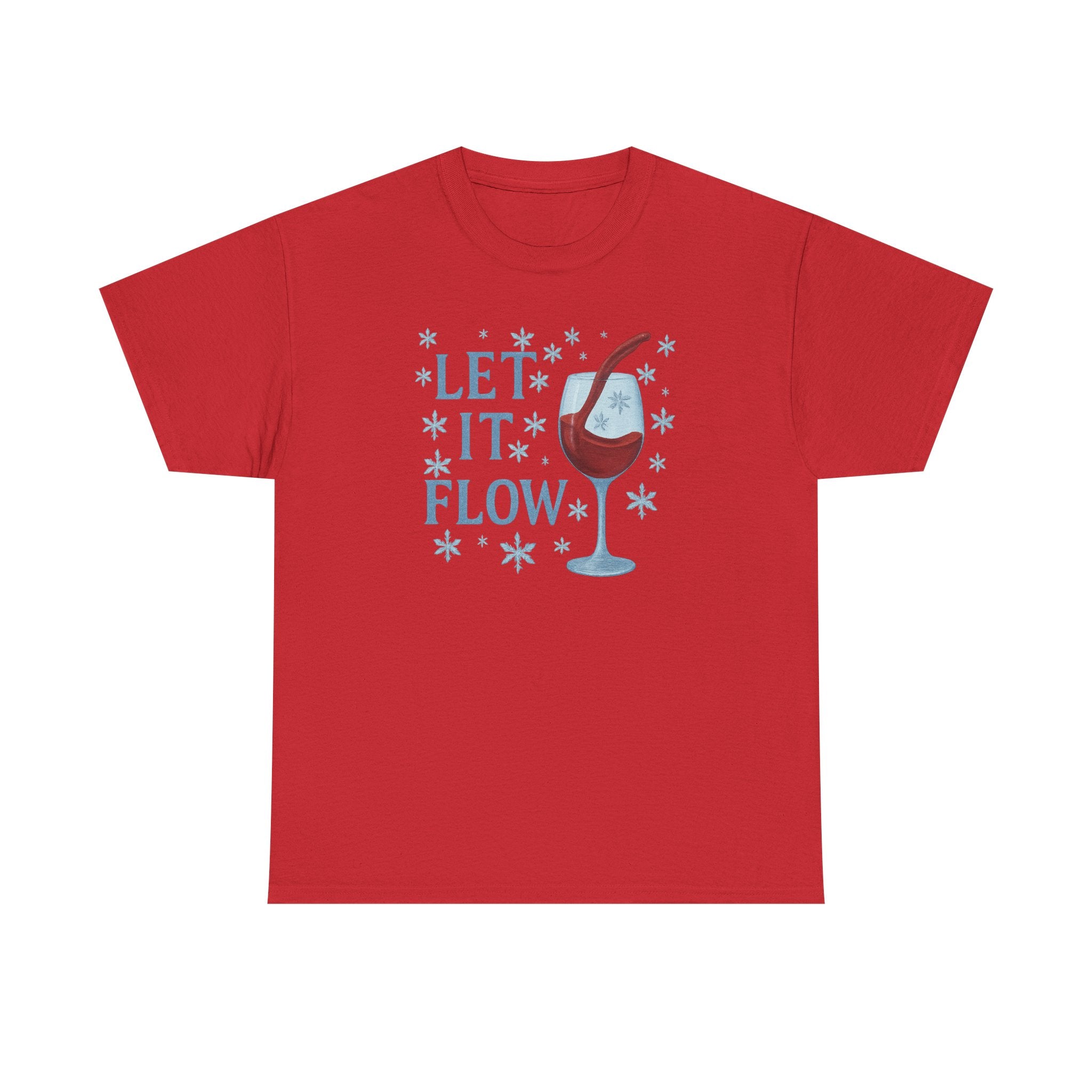 Let It Flow Wine Glass T-Shirt