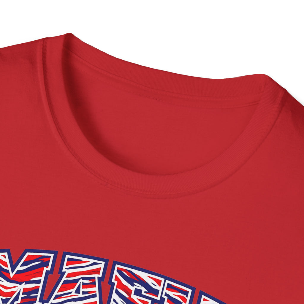 Mama Mafia Graphic Tee —  Red White Blue 'Mafia Mama' Street-Style T-Shirt