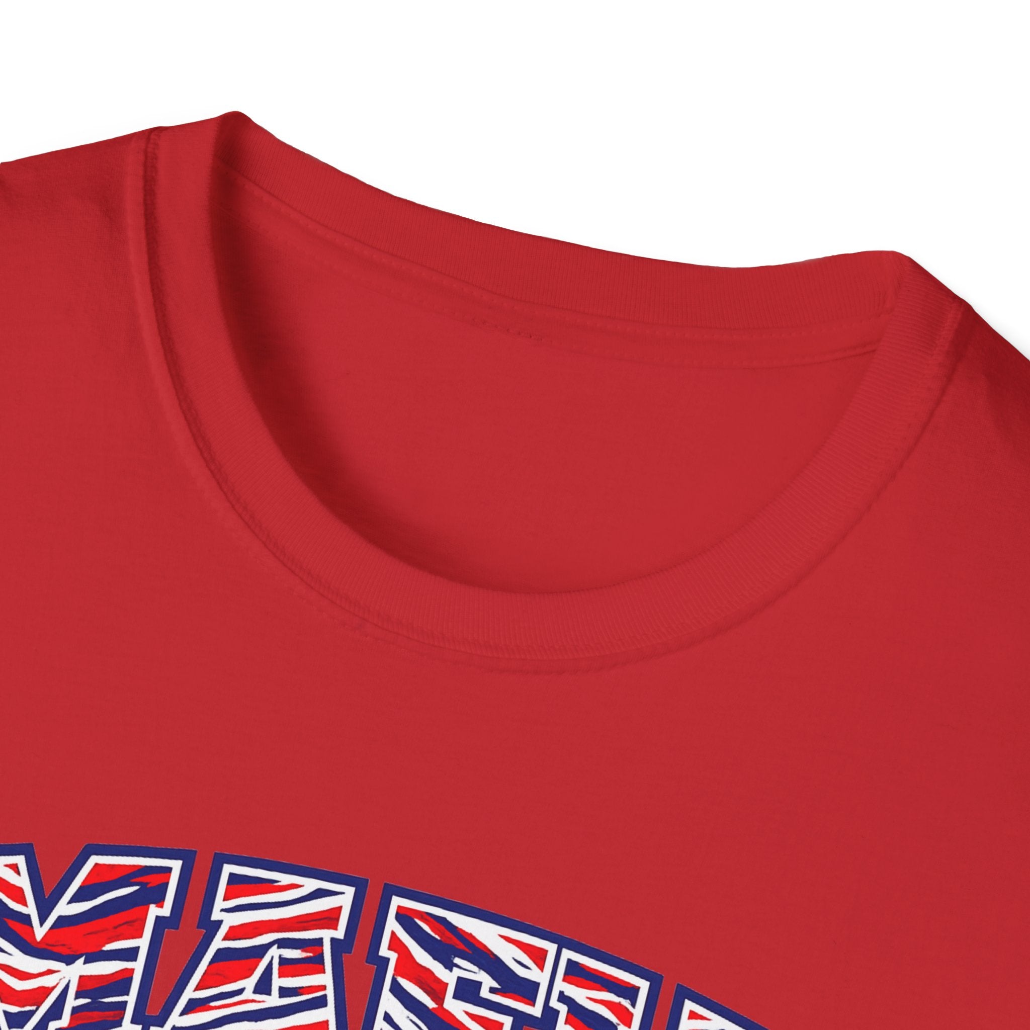 Mama Mafia Graphic Tee —  Red White Blue 'Mafia Mama' Street-Style T-Shirt
