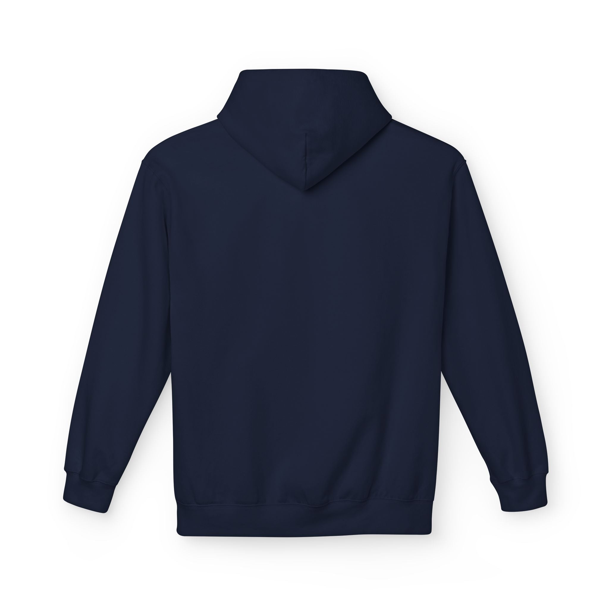 Sitting Labrador Dog Hoodie | Minimal Small Dog Silhouette, White Pullover