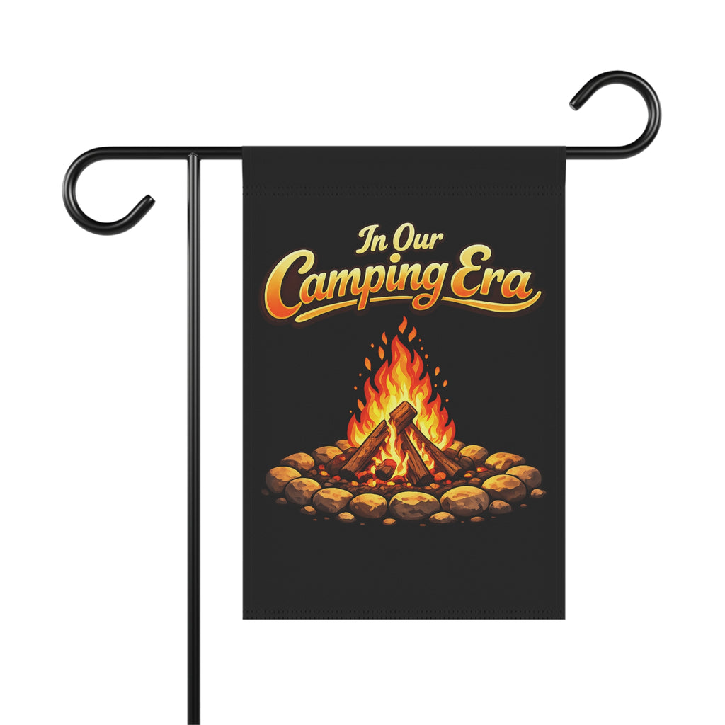 Campfire 'In Our Camping Era' Garden Flag | Outdoor Décor