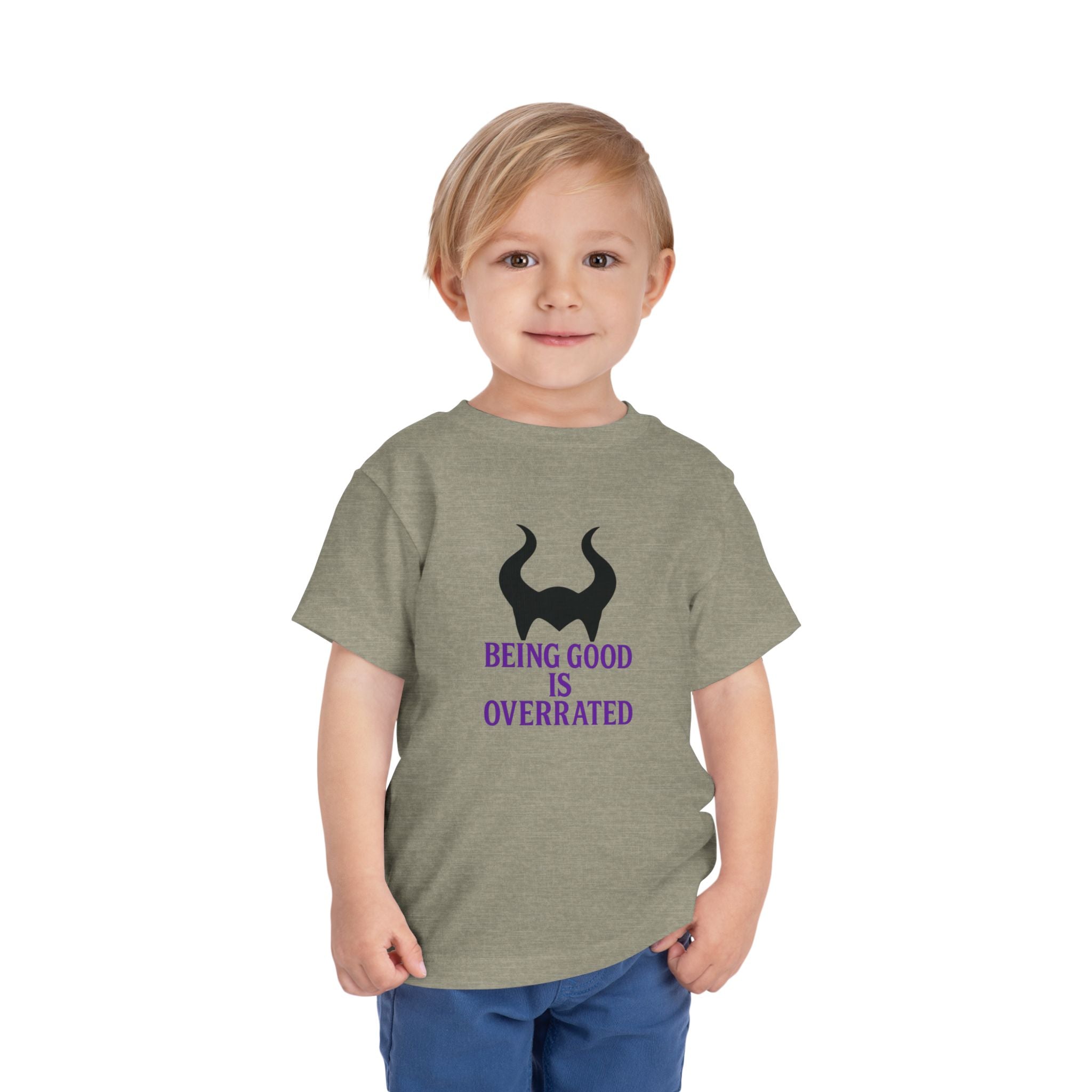 Maleficent Being Good Is Overrated Toddler Tee