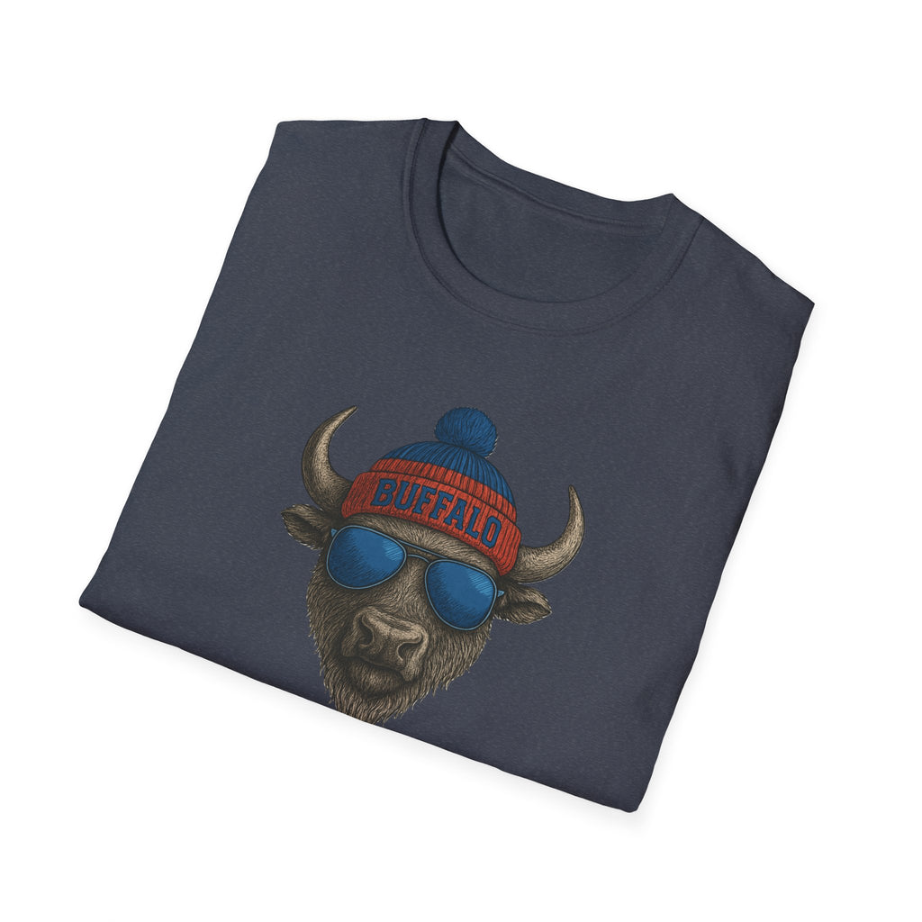 Buffalo with Beanie and Sunglasses T-Shirt