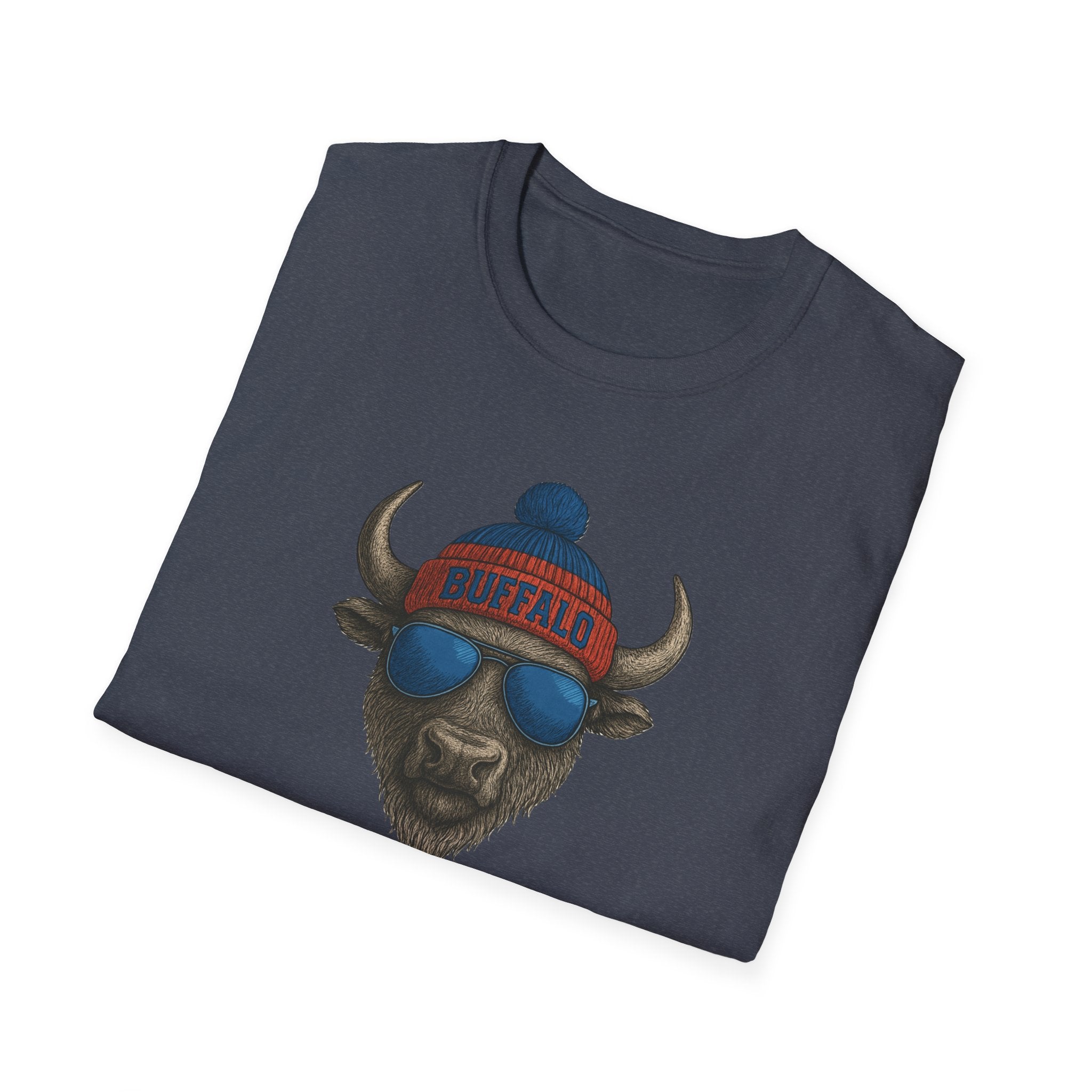 Buffalo with Beanie and Sunglasses T-Shirt