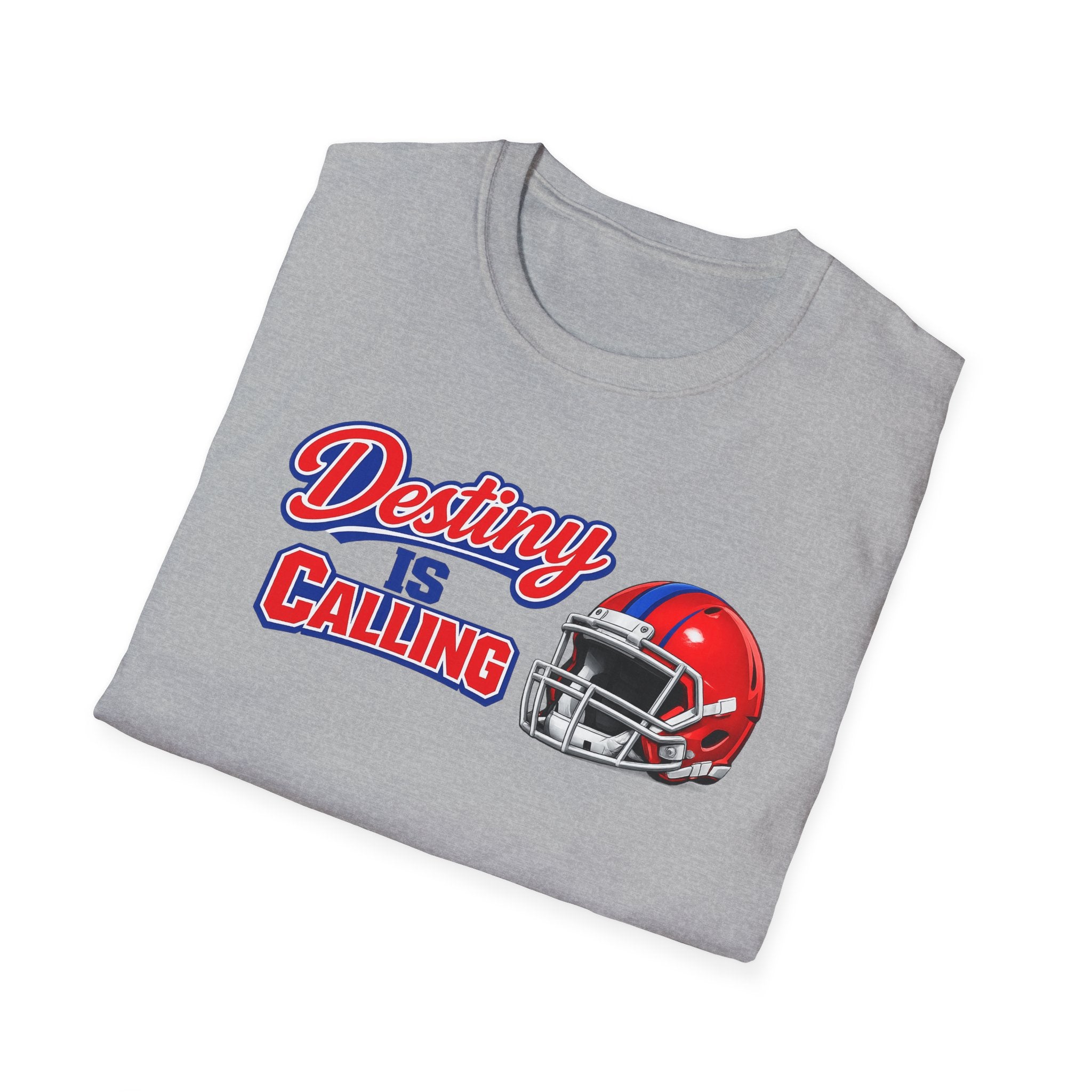 Destiny Is Calling Football Helmet T-Shirt | Sports Team Tee