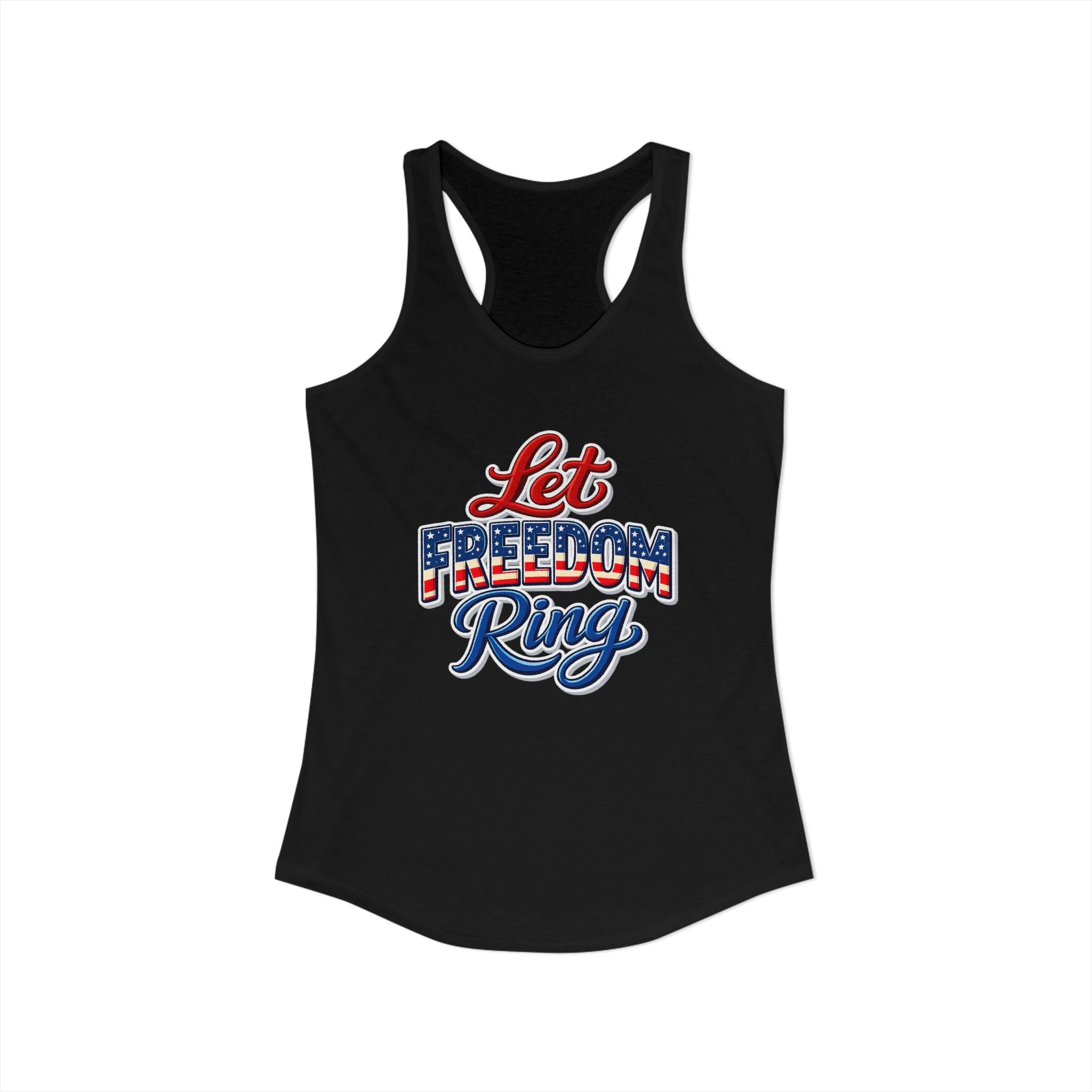 Let Freedom Ring Women's Ideal Racerback Tank