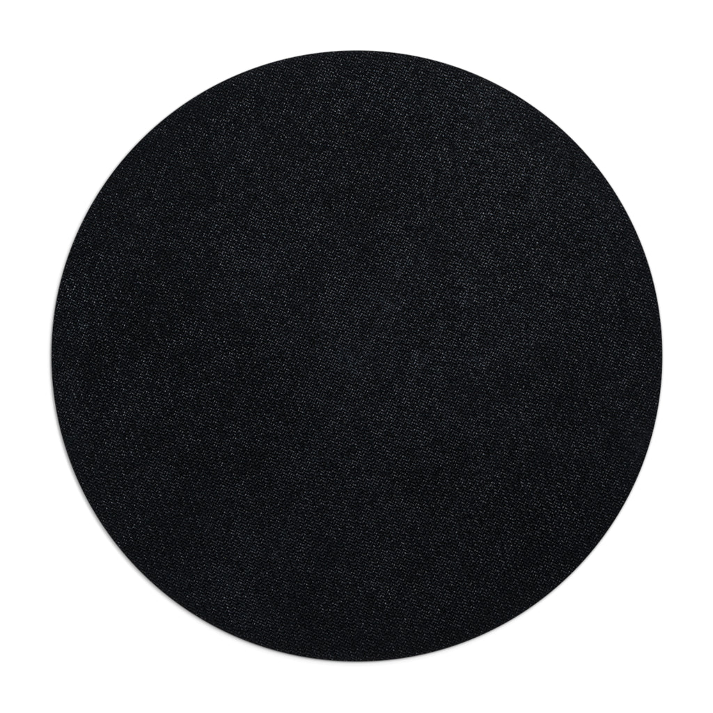 Hey-Ey-Ey-Ey Buffalo Mouse Pad | Blue Buffalo Graphic, Round Desk Mat