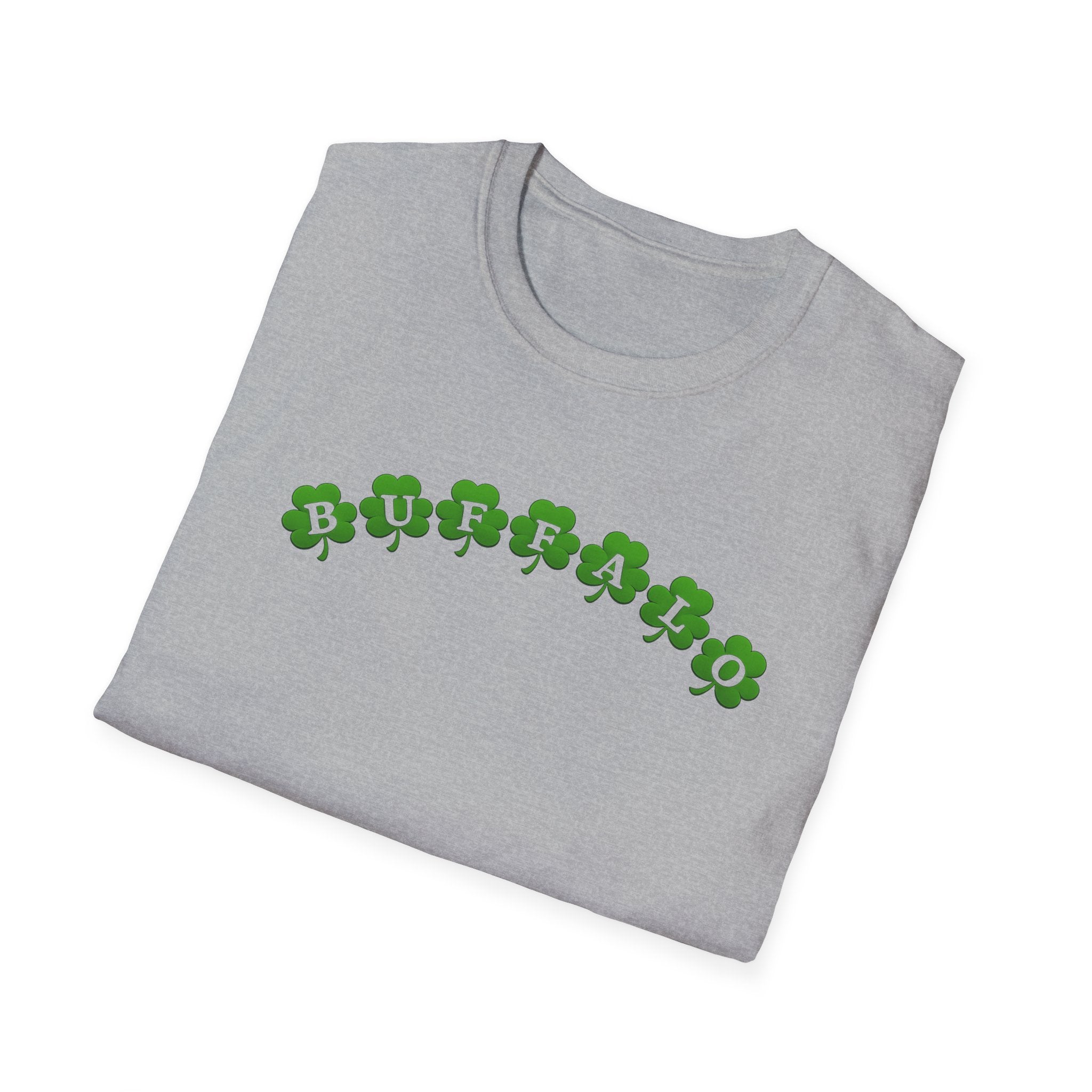 Buffalo Clover T-Shirt — St. Patrick's Day Shamrock Graphic Tee