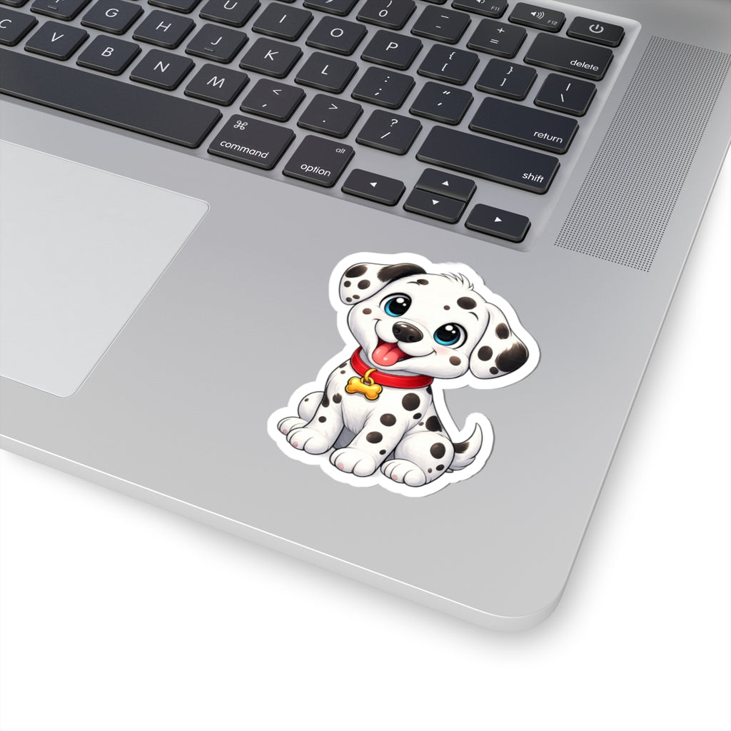 Cute Dalmatian Puppy Sticker Kiss-Cut | Cartoon Dog Vinyl Sticker