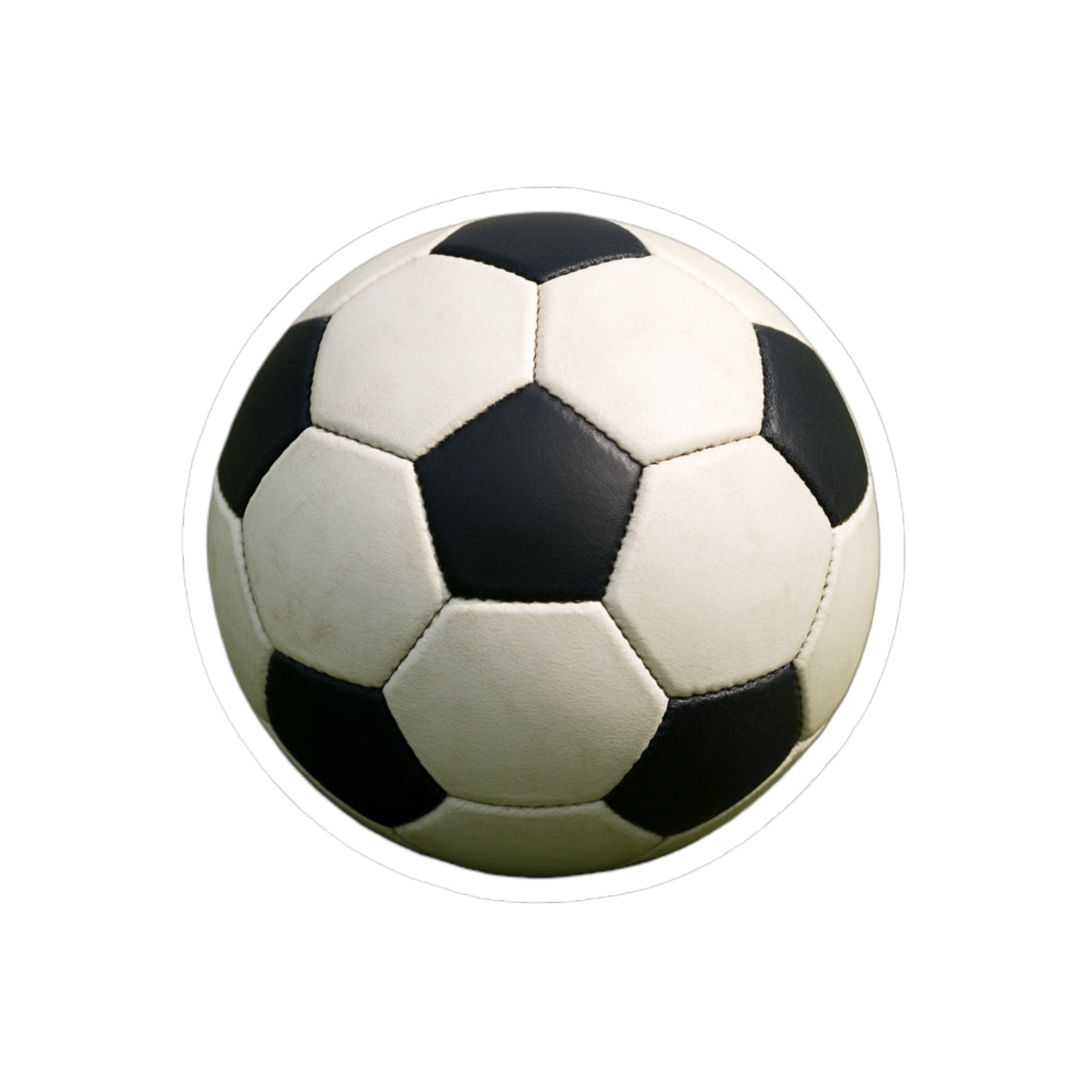 Soccer Ball Sticker | Kiss-Cut Vinyl Soccer Decal, Sports Laptop Sticker