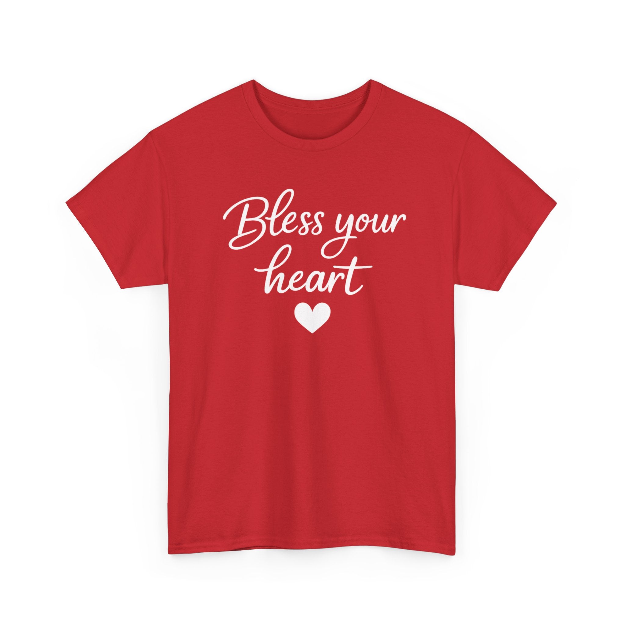 Bless Your Heart tee | Script heart design, Southern phrase t-shirt