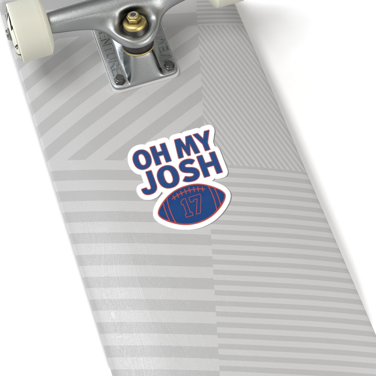 Oh My Josh football 17 Sticker | Kiss-Cut vinyl decal