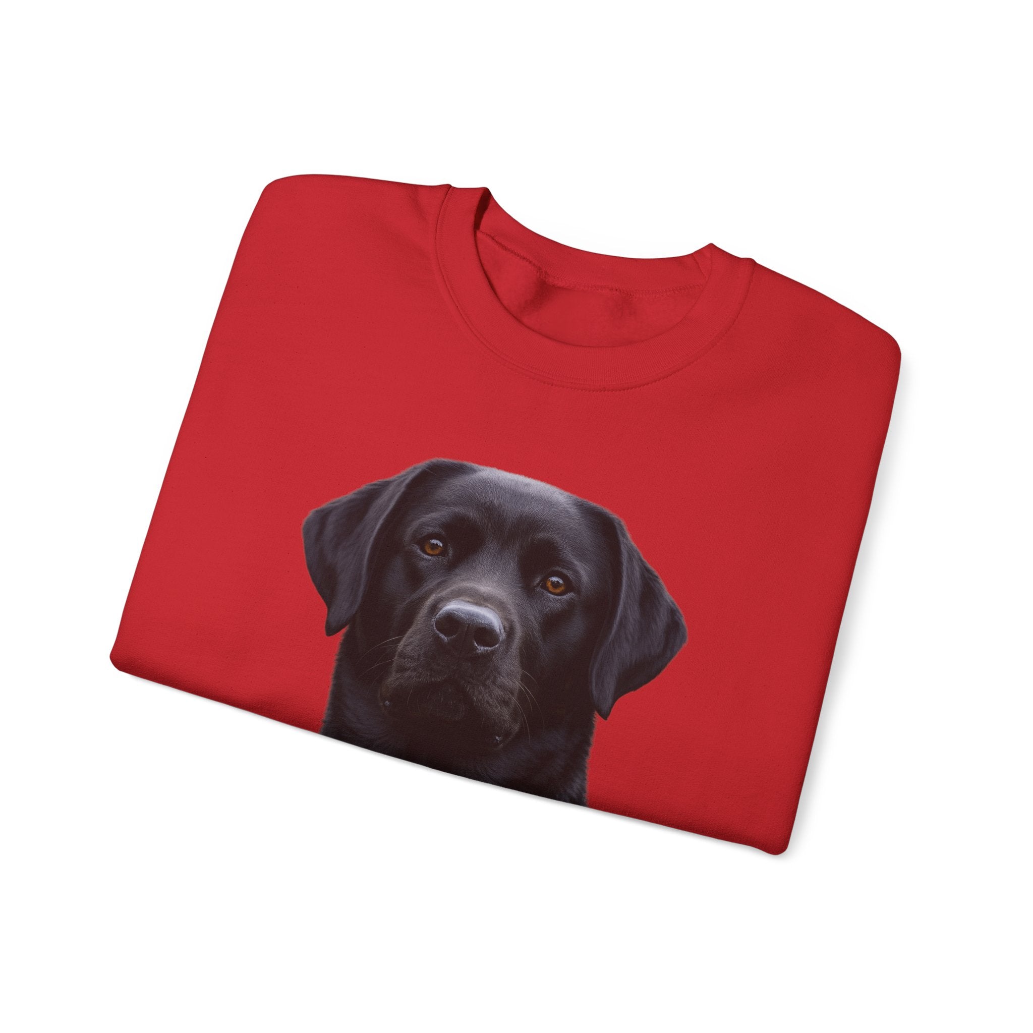 Black Labrador Portrait Sweatshirt | Dog Face Crewneck
