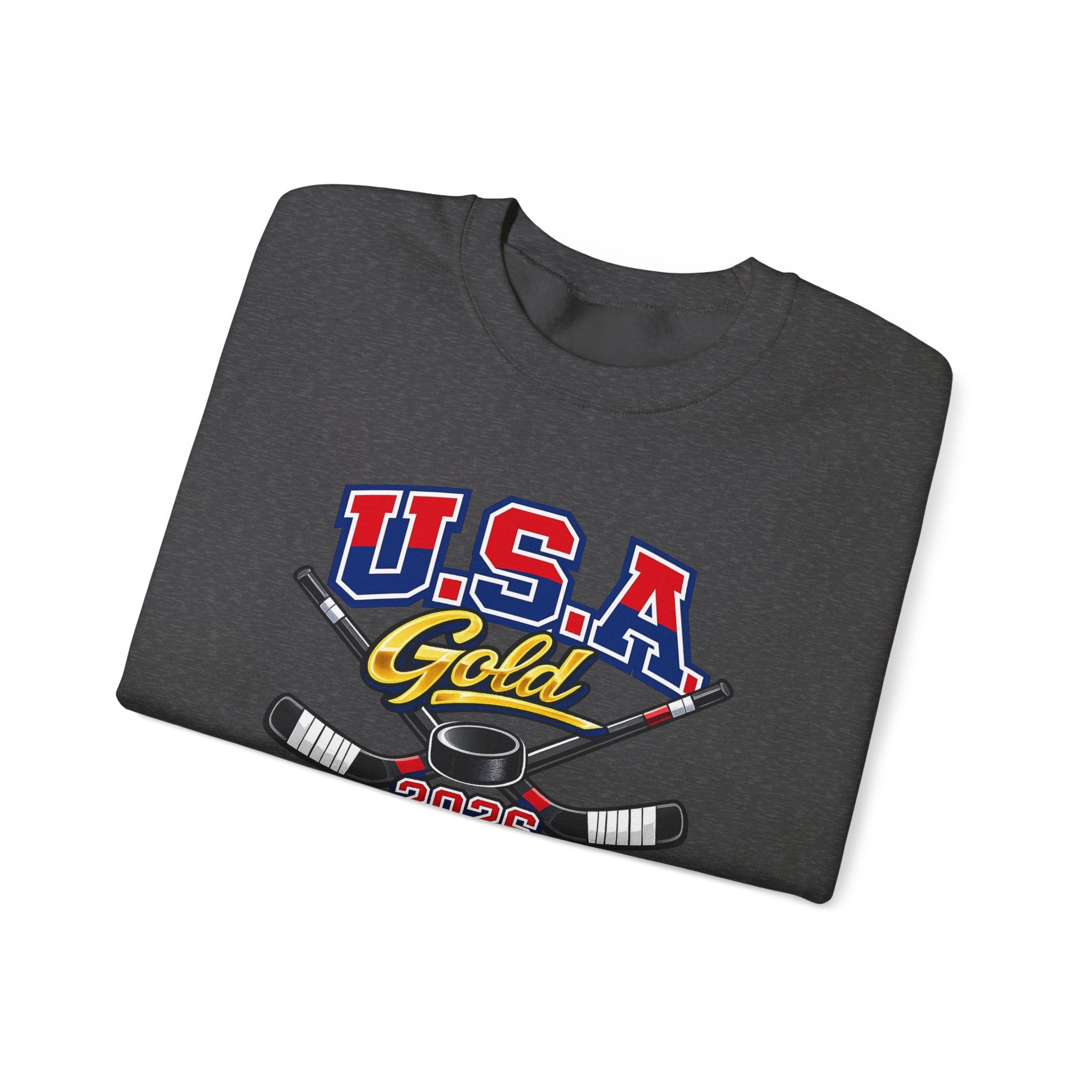 USA Gold 2026 Hockey Crewneck Sweatshirt