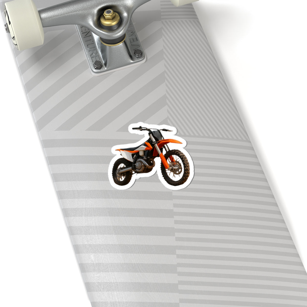Orange Dirt Bike Sticker | Kiss-Cut Sticker