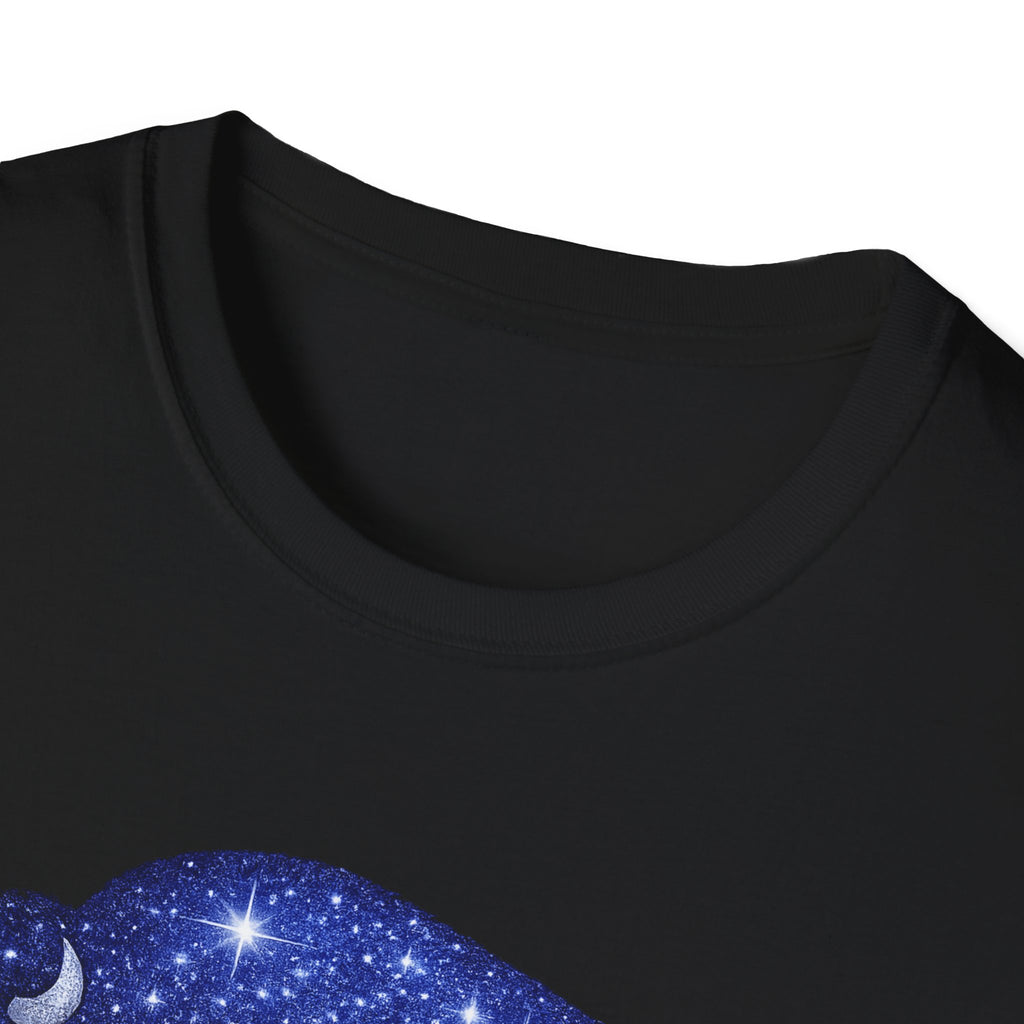 Starry Buffalo T-Shirt | Night Sky Bison Silhouette