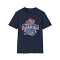 Let Freedom Ring T-Shirt | Patriotic USA Flag Typography