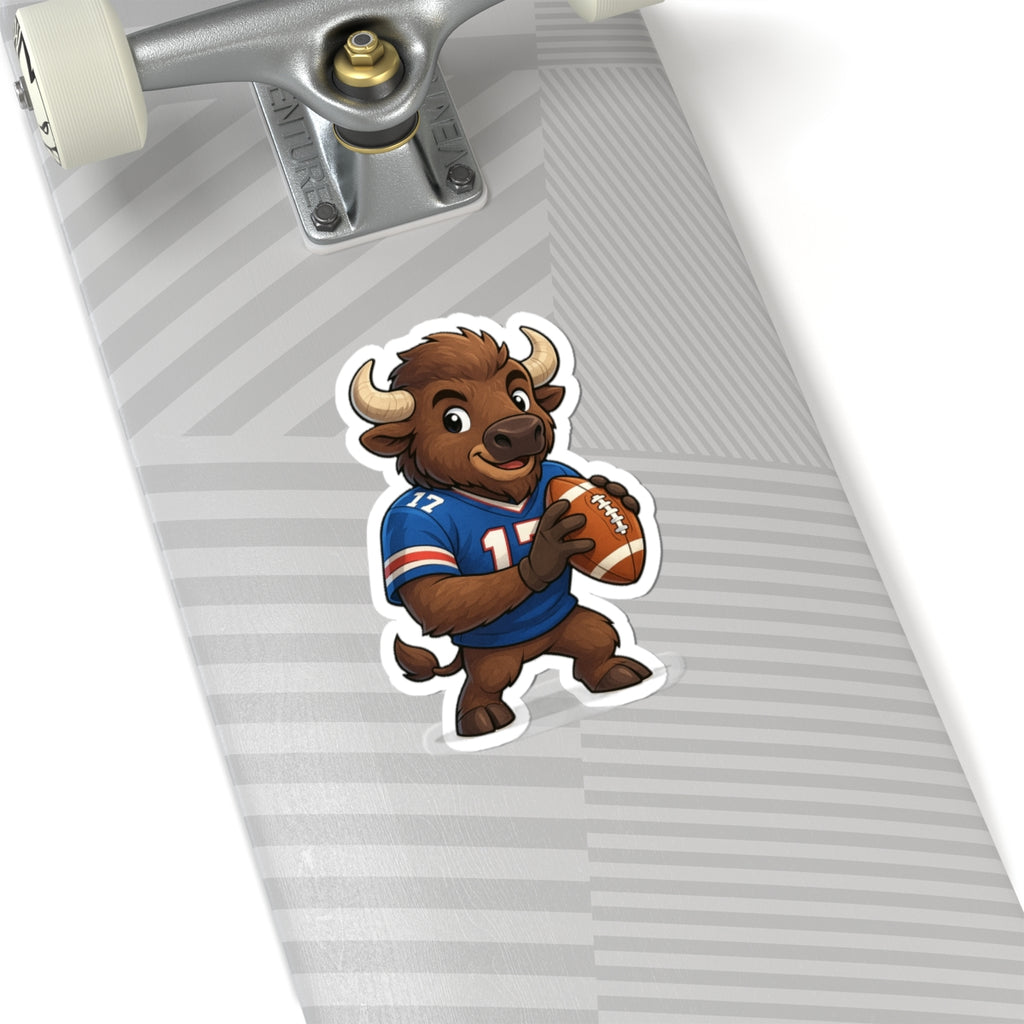 Buffalo 17 Football Player Sticker | Kiss-Cut Sticker