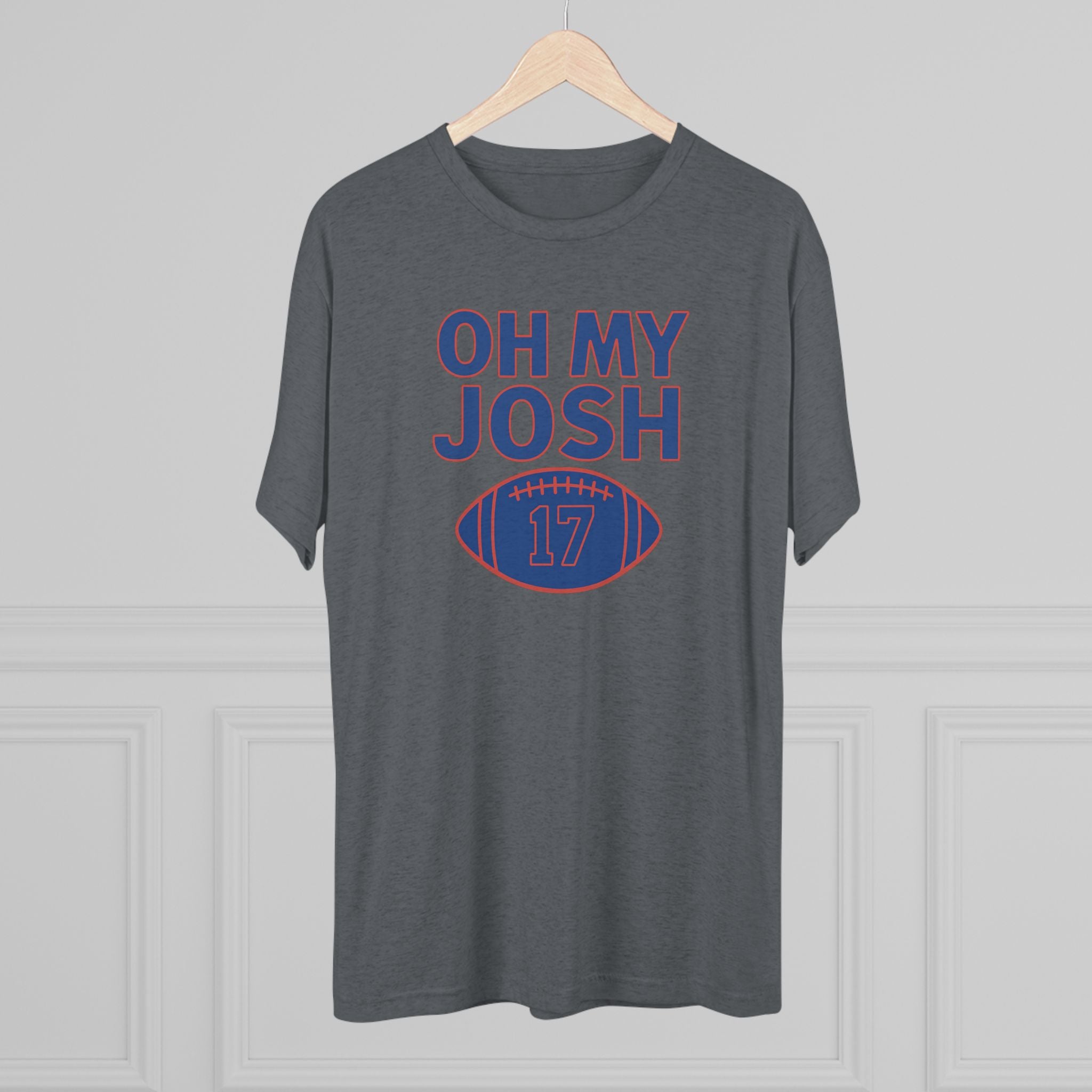 Oh My Josh football tee