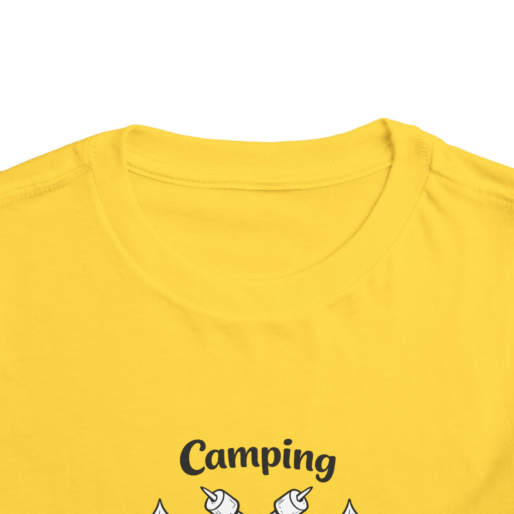 Camping Crew Toddler Tee | Kids Outdoor Camping Shirt, Kayak Fishing Bonfire Design