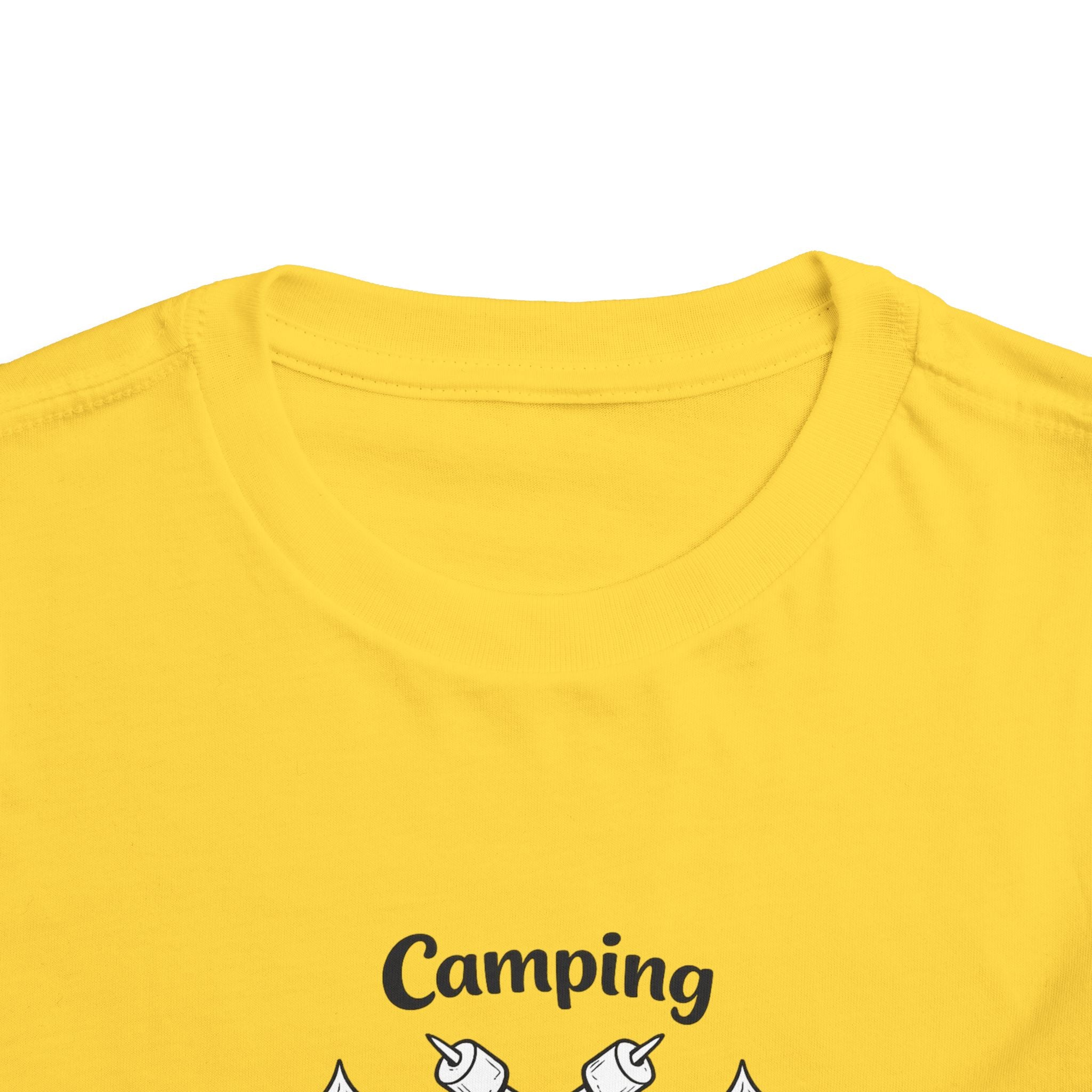 Camping Crew Toddler Tee | Kids Outdoor Camping Shirt, Kayak Fishing Bonfire Design