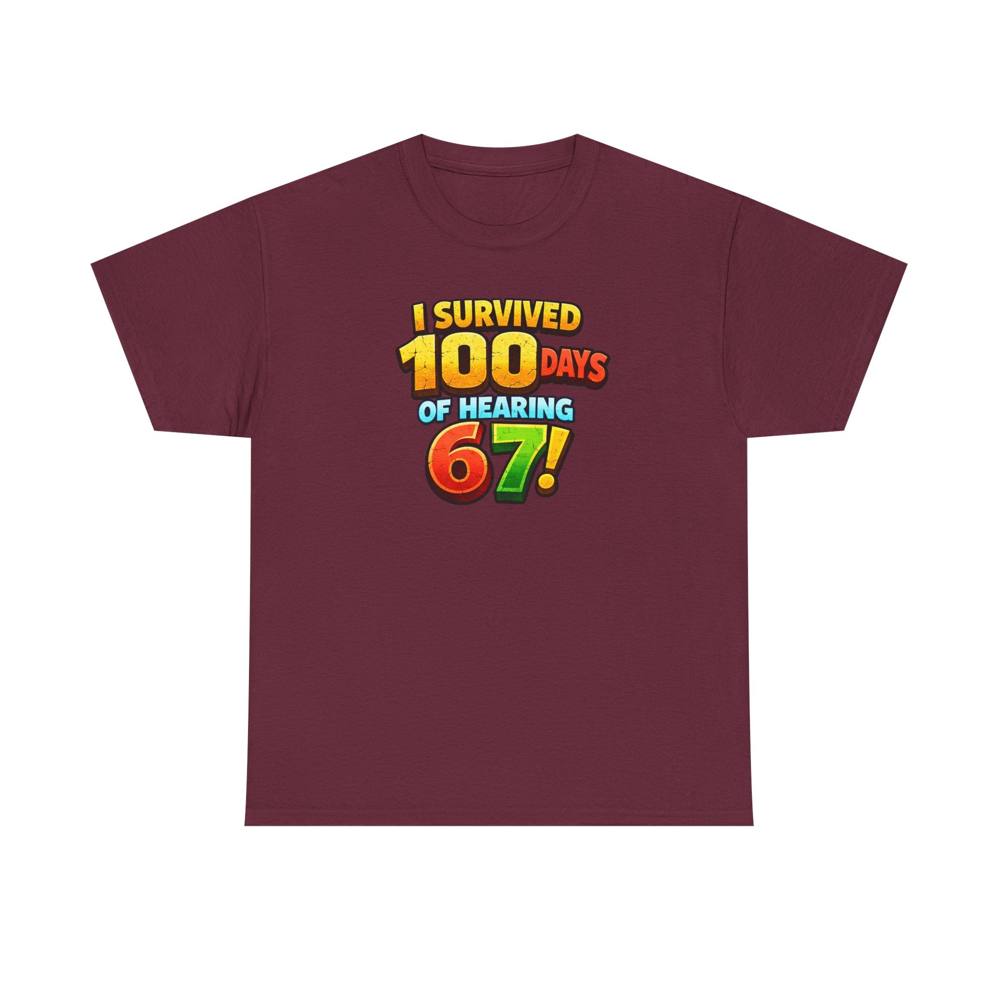 I Survived 100 Days of Hearing 67! T-Shirt