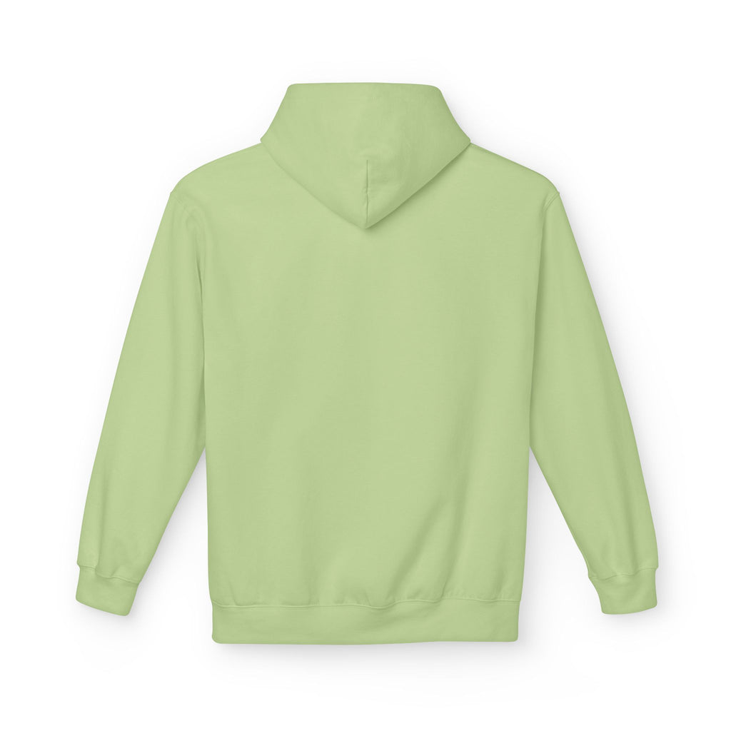 Sitting Labrador Dog Hoodie | Minimal Small Dog Silhouette, White Pullover